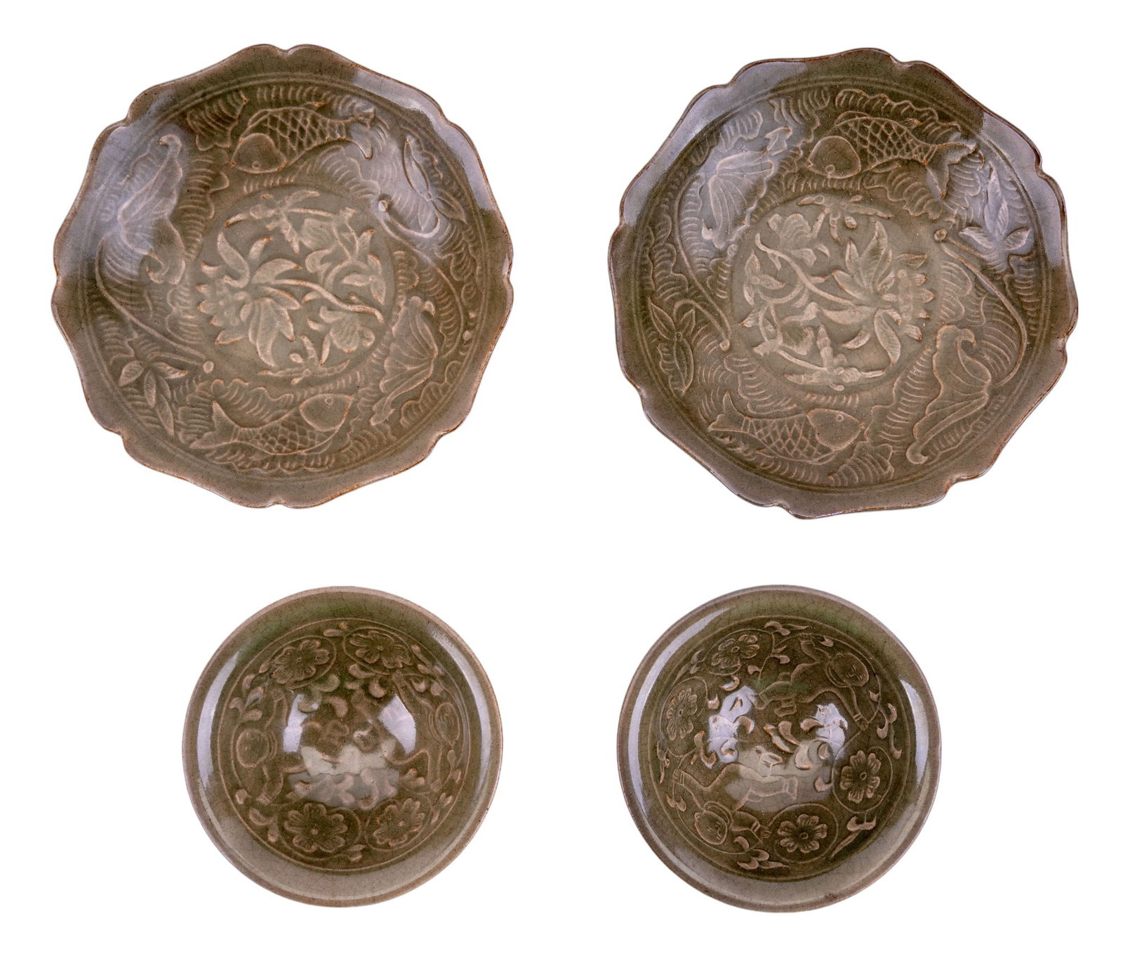 Yaozhou Ware Northern Song Dynasty Celadon Bowls (1 of 16)