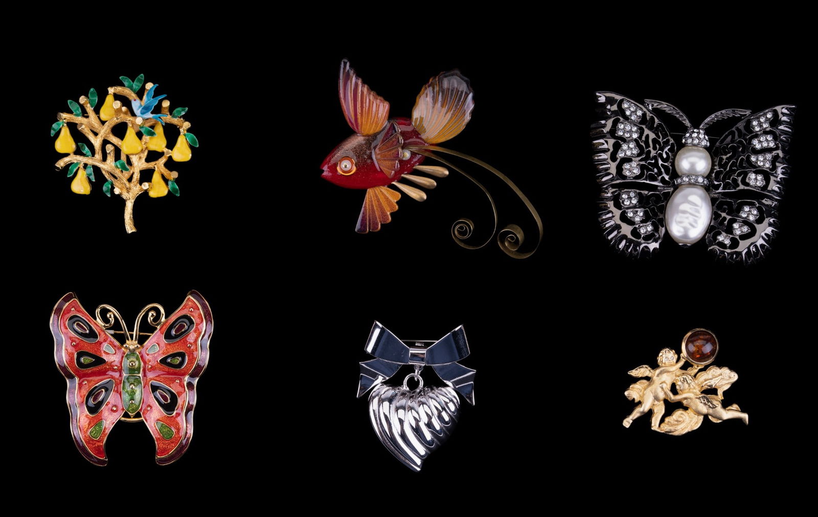 Bob Mackie, Lee Sands & Vintage Brooches (1 of 7)