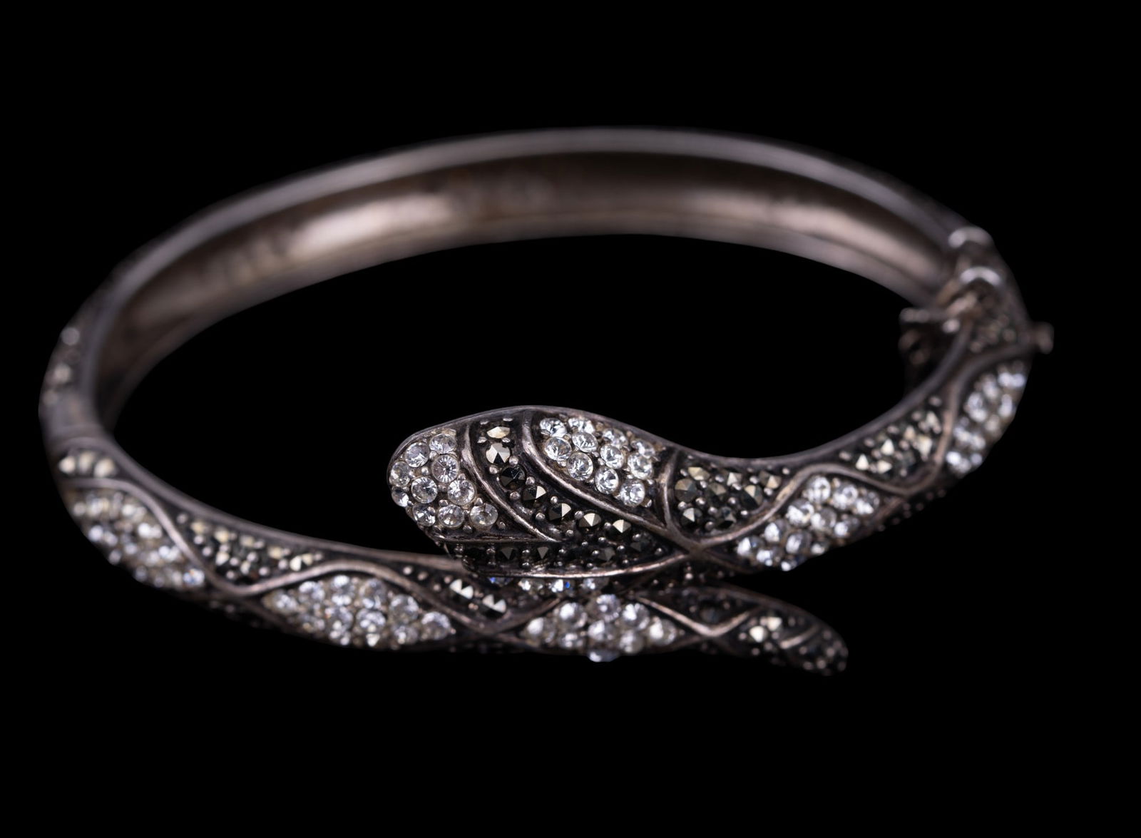 Sterling Snake Serpent Vintage Bracelet (1 of 5)