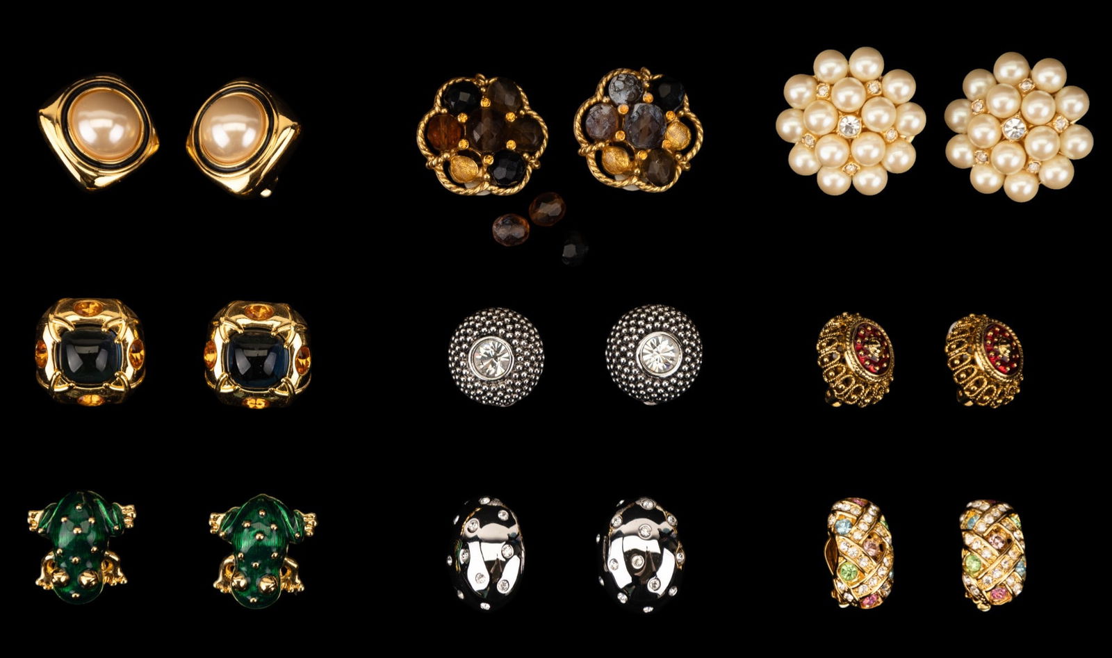 KJL Frog Earrings & Other Designer Earrings (1 of 11)