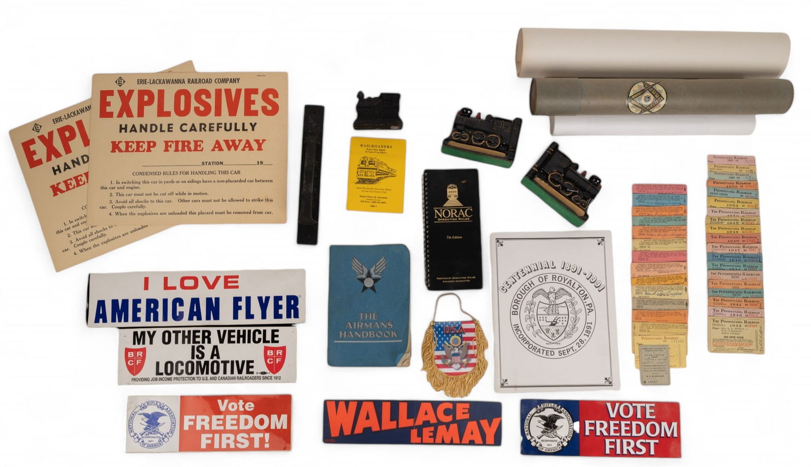 Vintage R.R. Ephemera and Collectibles (1 of 20)