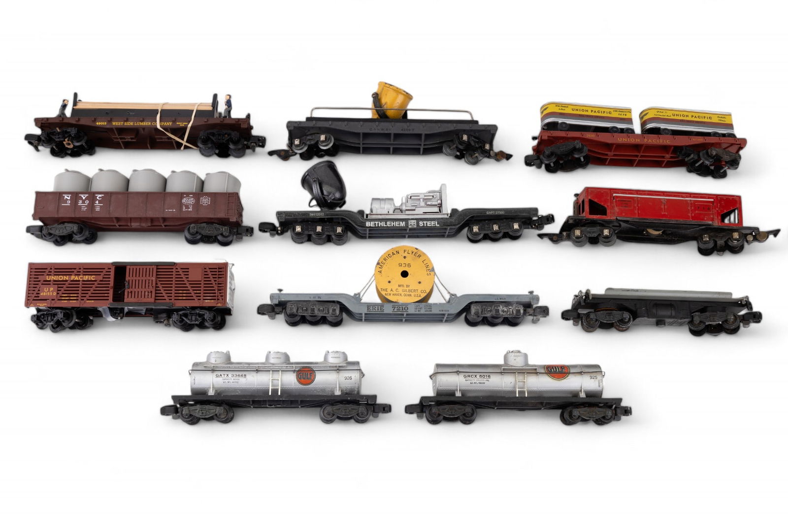 American Flyer S Gauge Train Car Assortment (11) (1 of 11)