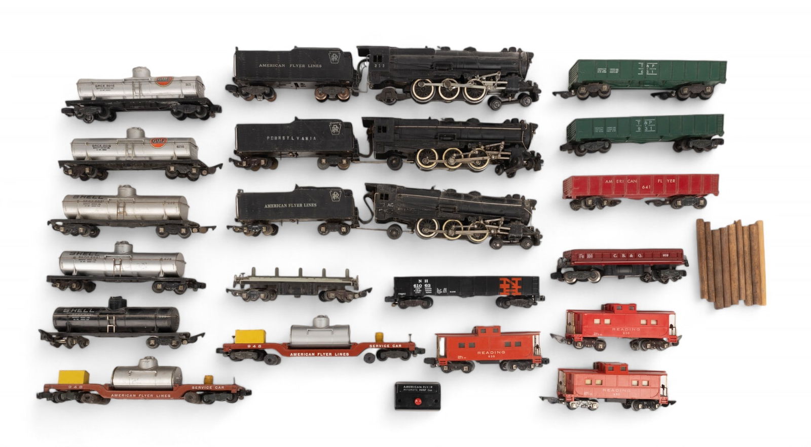 American Flyer S Gauge Industrial Tanker Train Set (1 of 18)