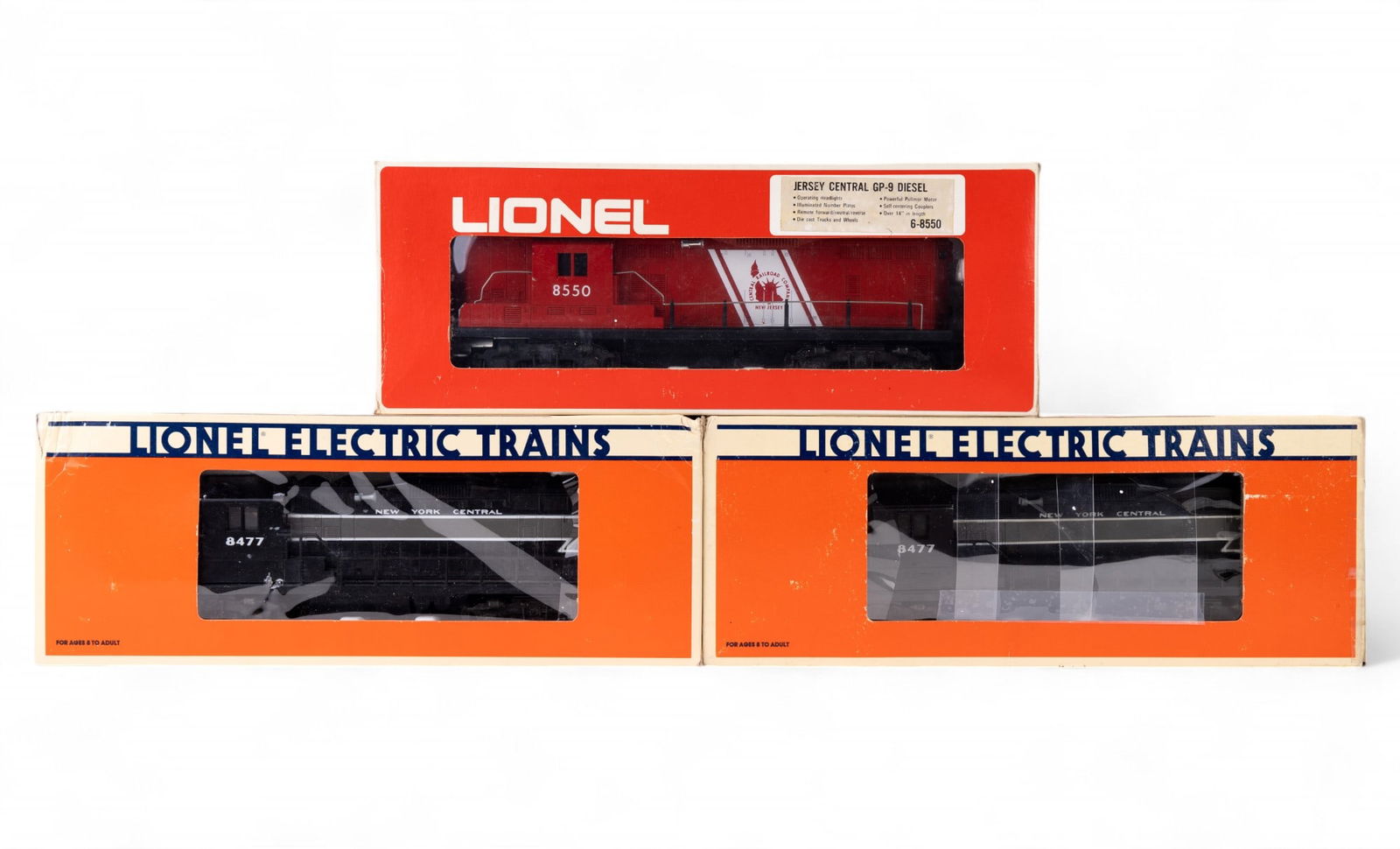 Lionel O Gauge NYC & JC Diesels In Original Boxes (1 of 15)