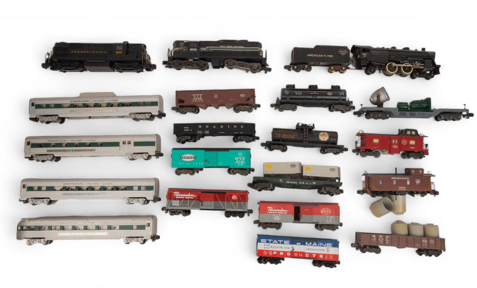 American Flyer S Gauge Train Set (20 Pcs) (1 of 20)