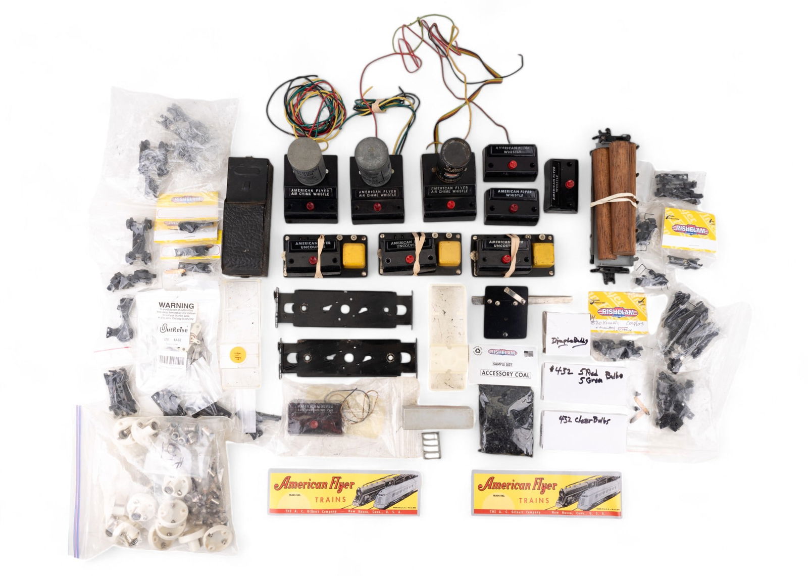 American Flyer Whistles, Uncouplers, & Spare Parts (1 of 5)