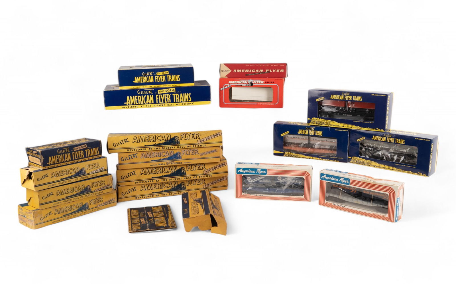 American Flyer Boxed Cars (5) & Empty Boxes (14) (1 of 10)