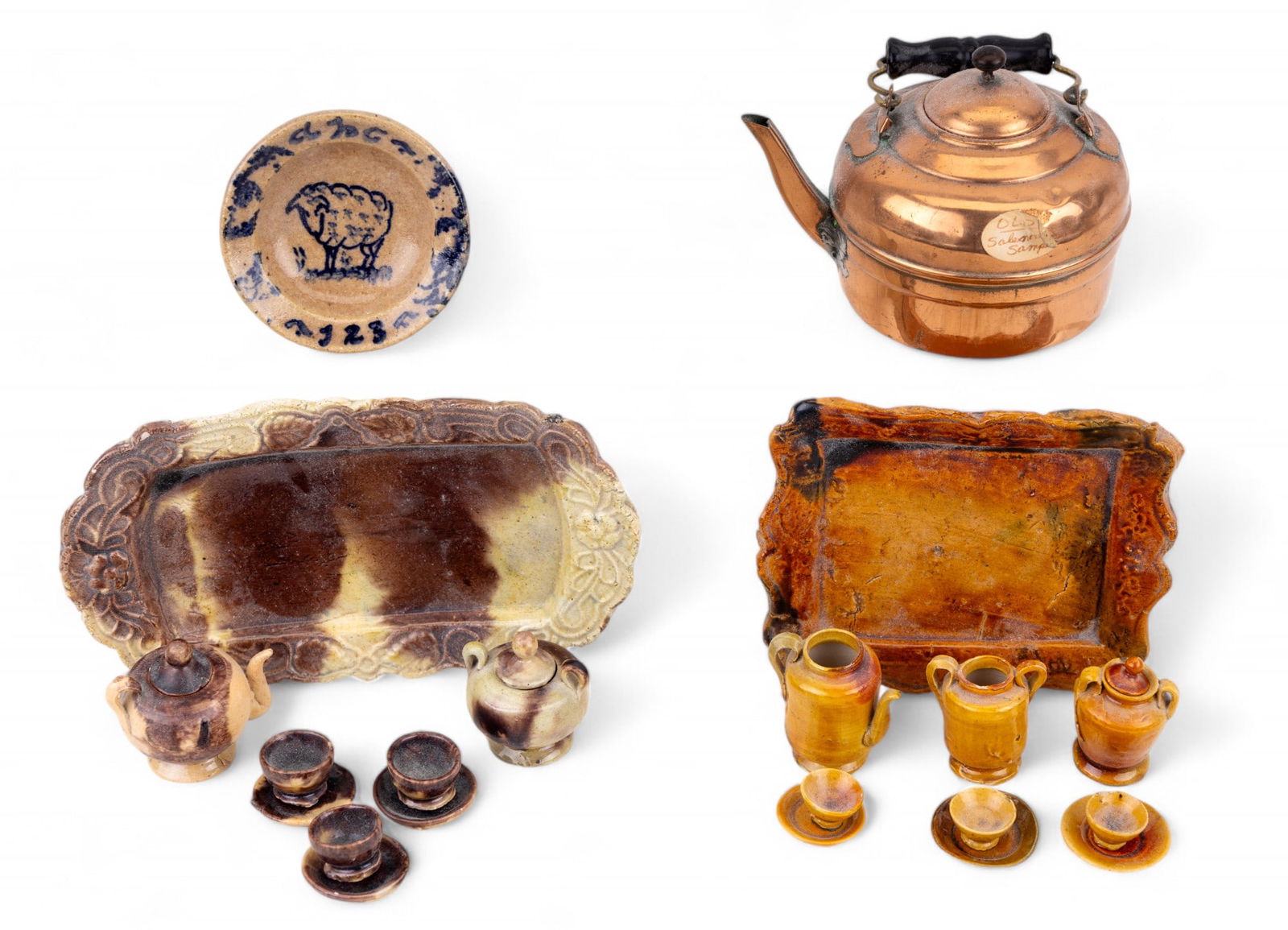 Early Miniature Pottery Tea Sets (2), Other Minis (1 of 13)