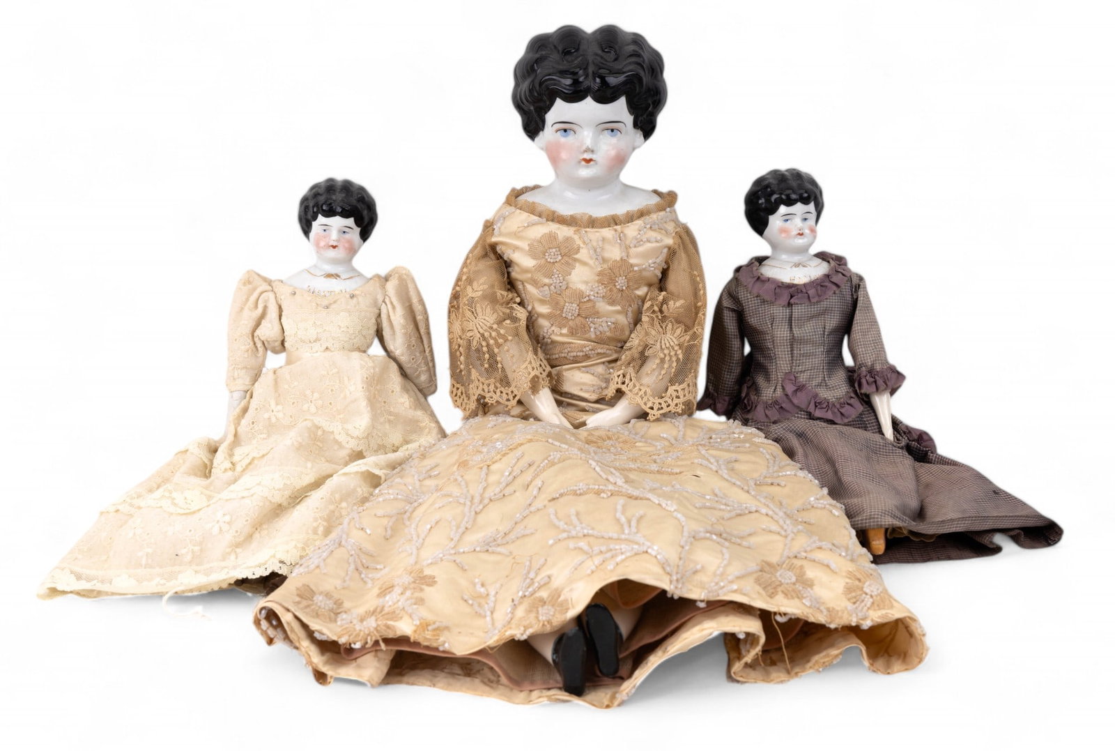 Porcelain Head Dolls in Victorian Dress (3) (1 of 17)