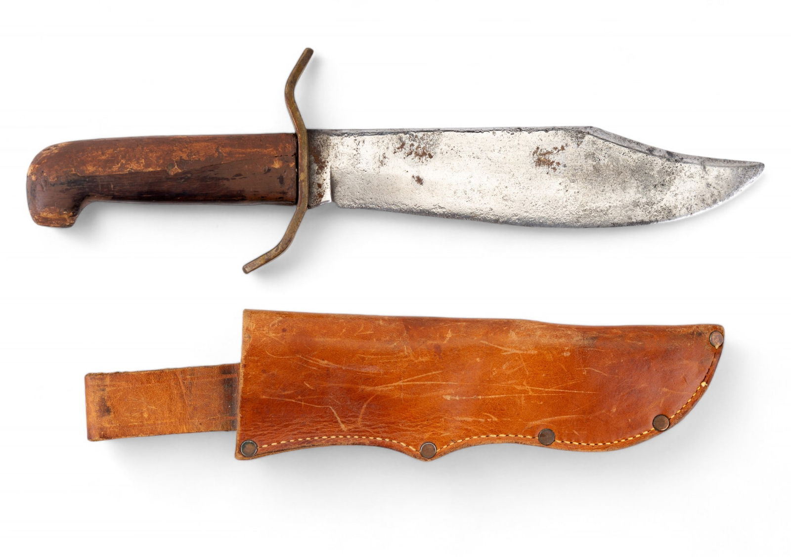 Early 20th C Unmarked Bowie Knife (1 of 5)