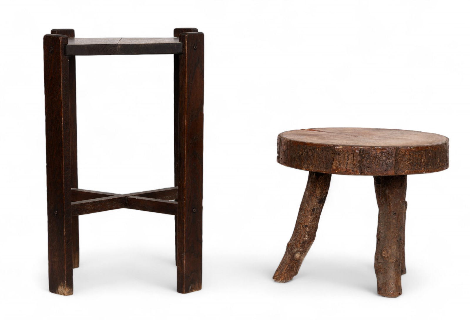 Twig Stool, Mission Plant Stand (1 of 7)