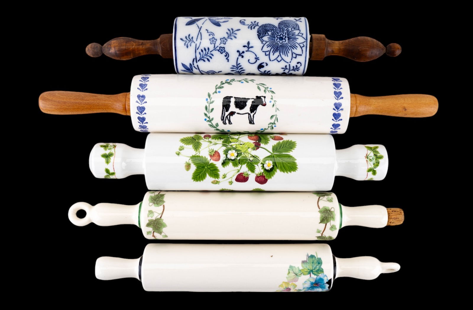 German AH Annaburg & 4 Other Rolling Pins (1 of 6)