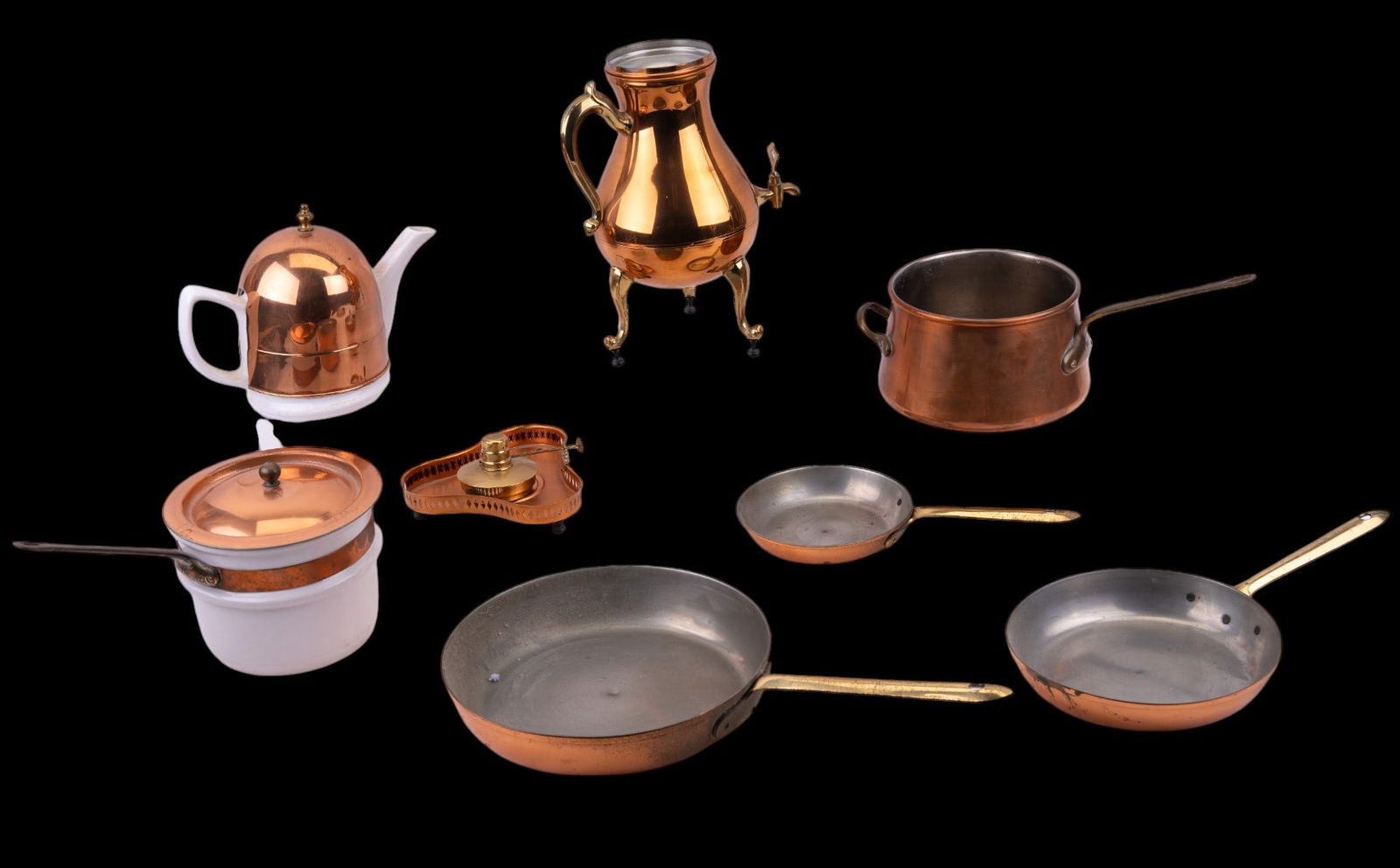 Mid 20th C Copper & Brass Finnish Kitchenware (1 of 20)