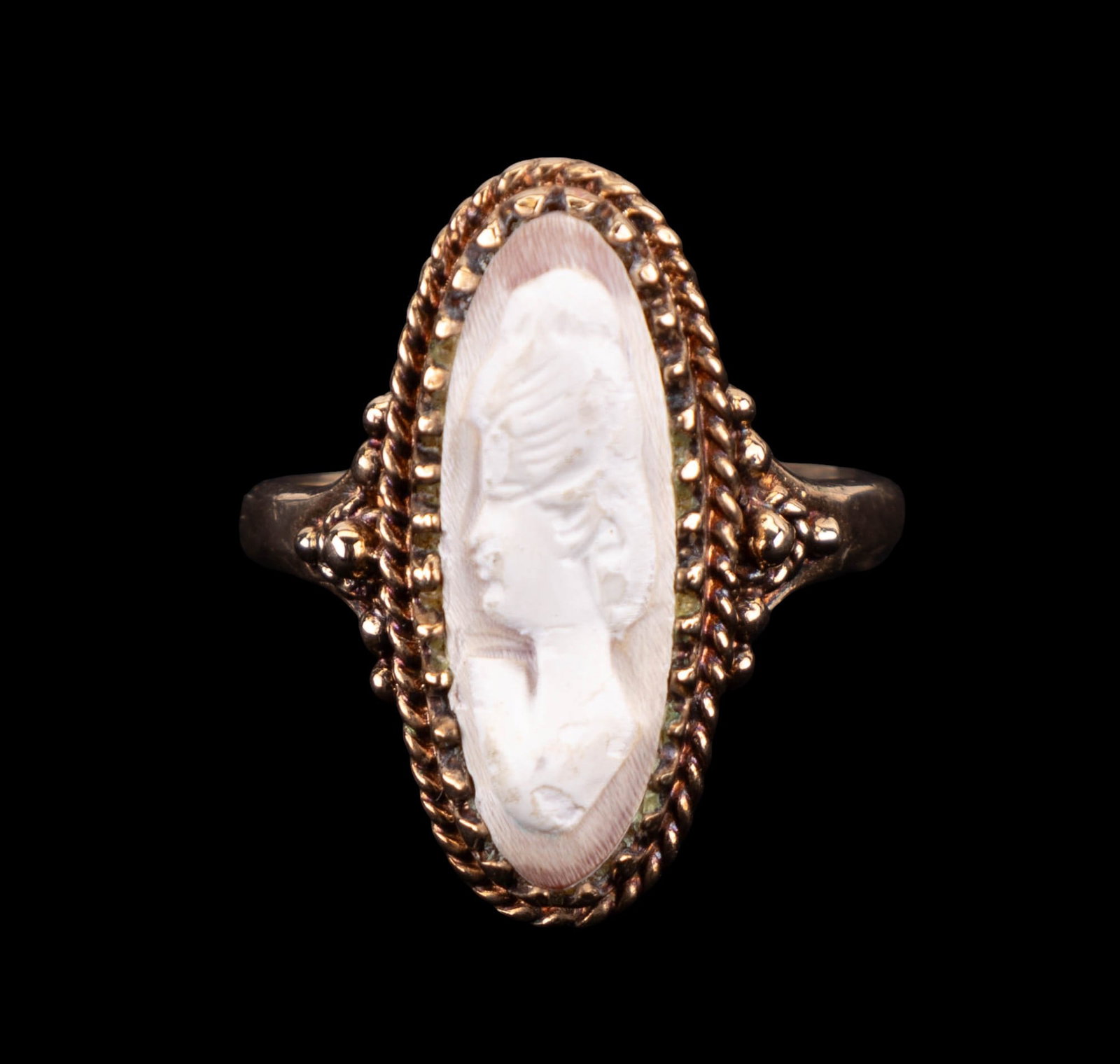 10K Gold Cameo Ring (1 of 3)