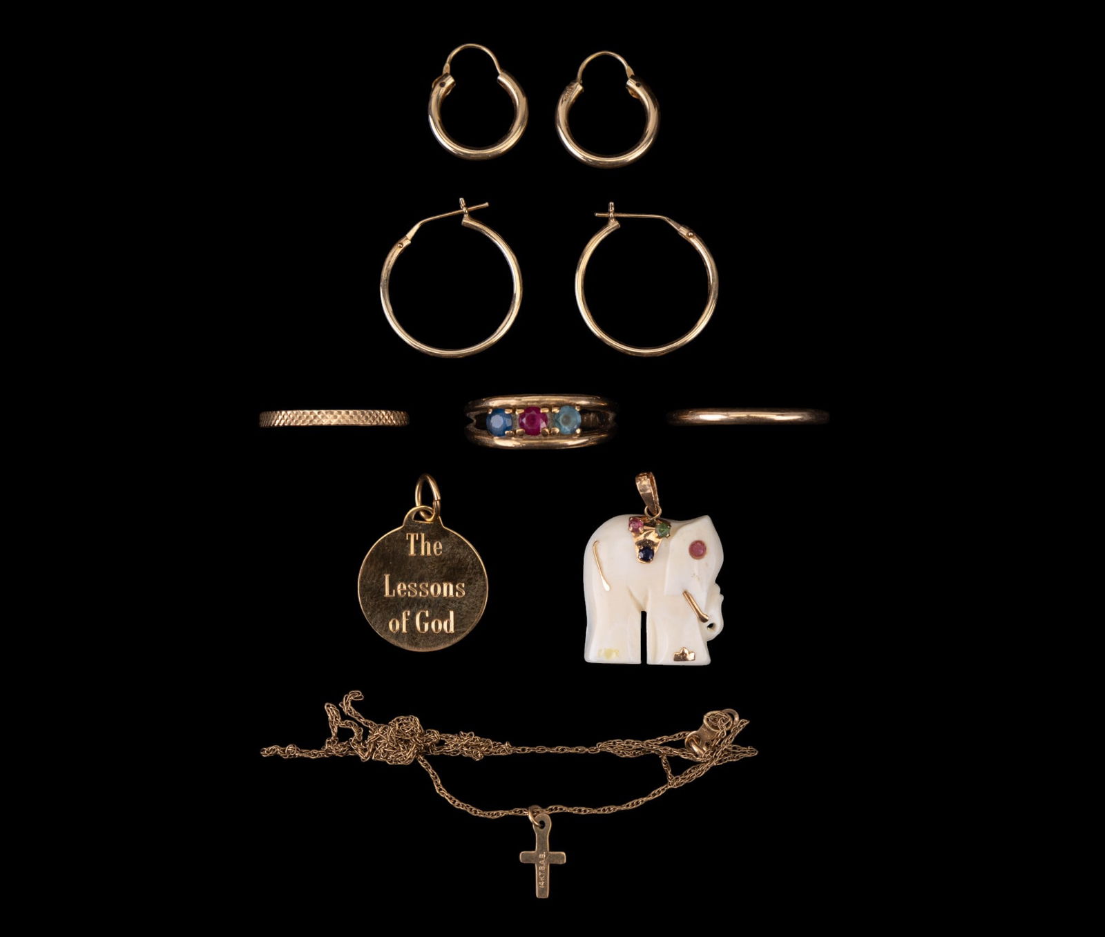 14K Gold Jewelry Rings Earrings, Pendants (1 of 19)