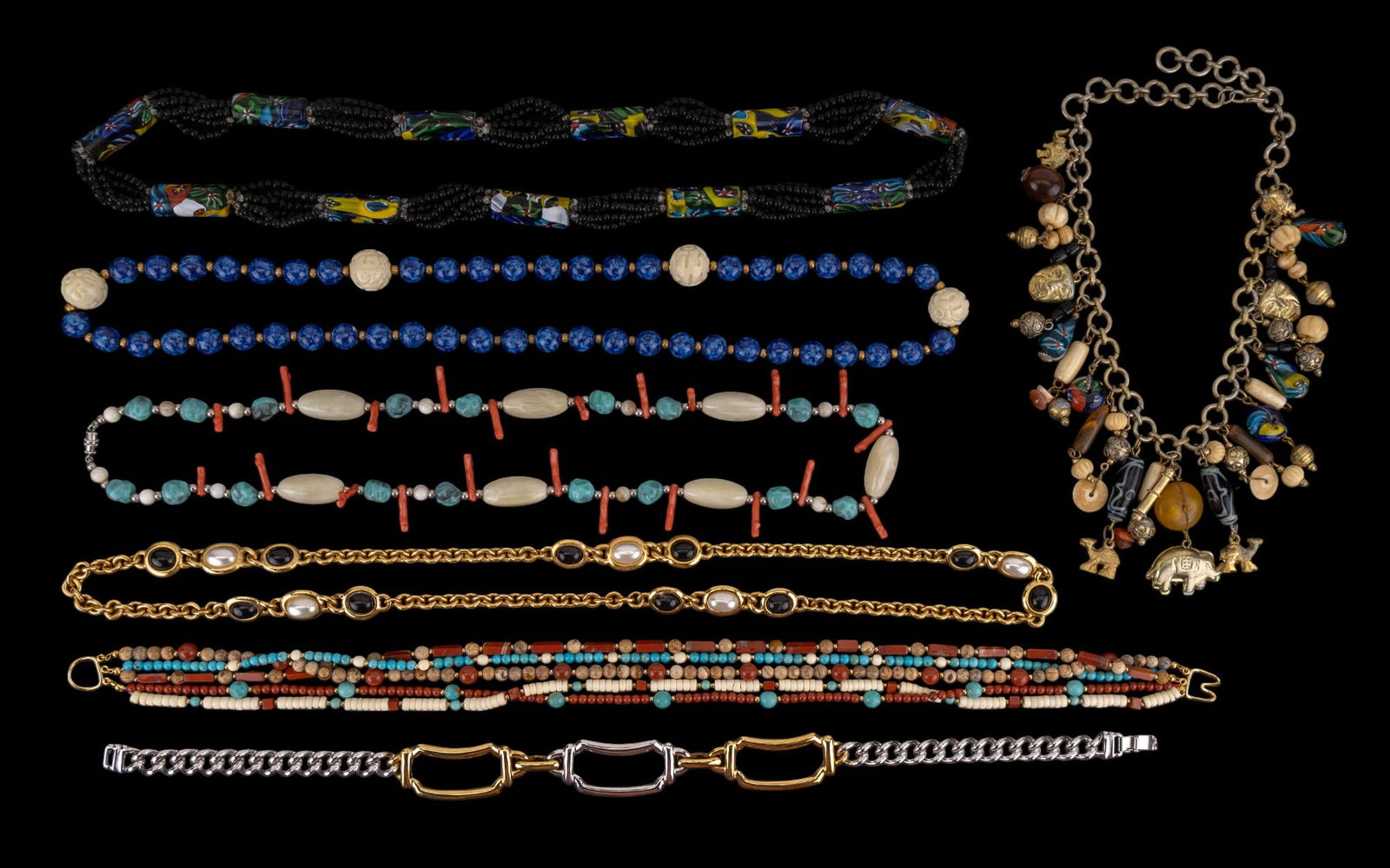 Vintage Colorful Necklaces (1 of 11)