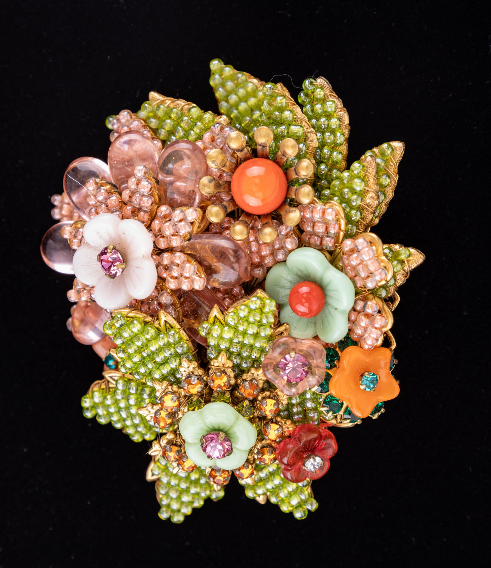 Rare Stanley Hagler Floral Brooch (1 of 3)