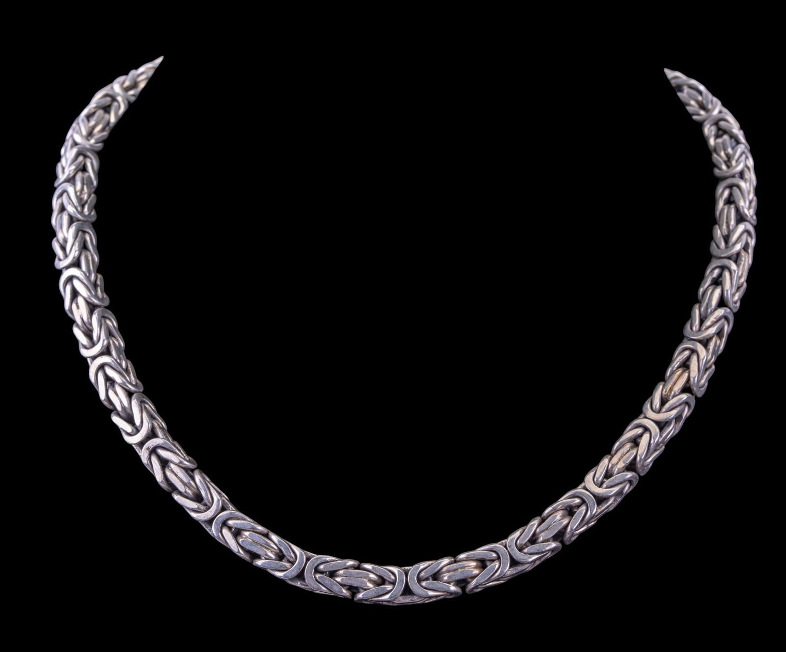 Lois Hill .925 Sterling Silver Byzantine Necklace (1 of 6)