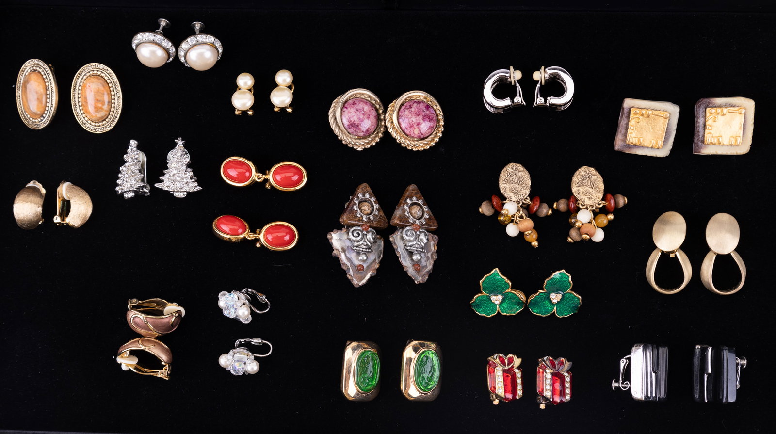 Vintage Clip Earring Grouping (1 of 20)
