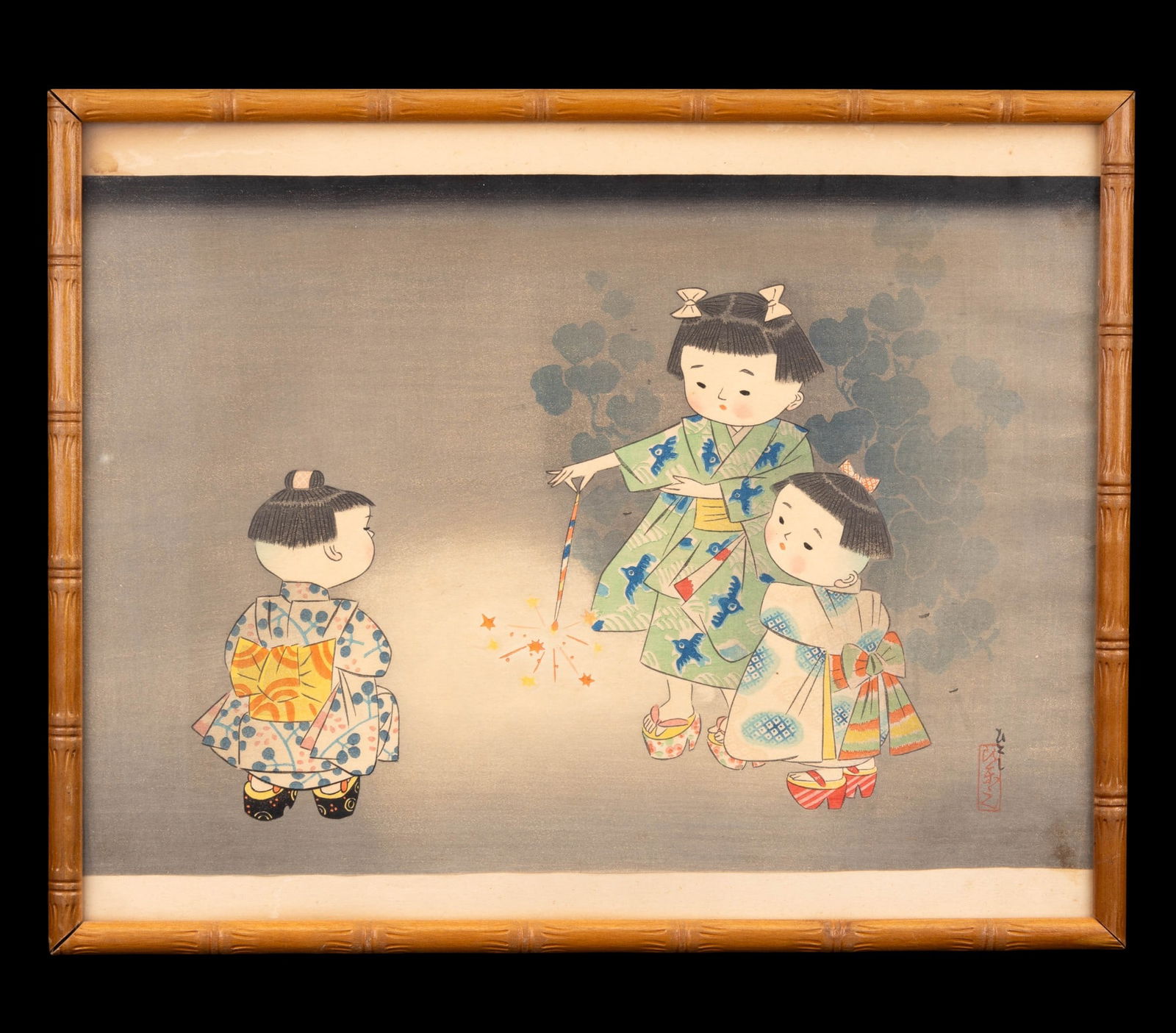 Hitoshi Kiyohara Woodblock Print (1 of 4)