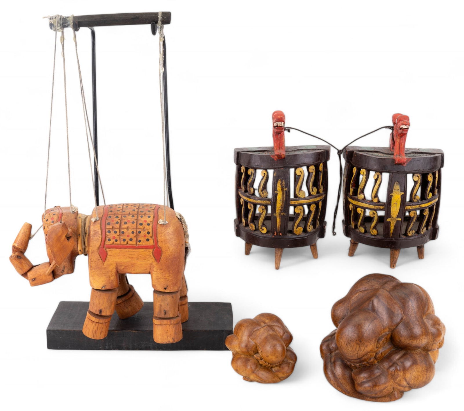 Weeping Buddha Sculpture, Marionette, Cage (1 of 20)