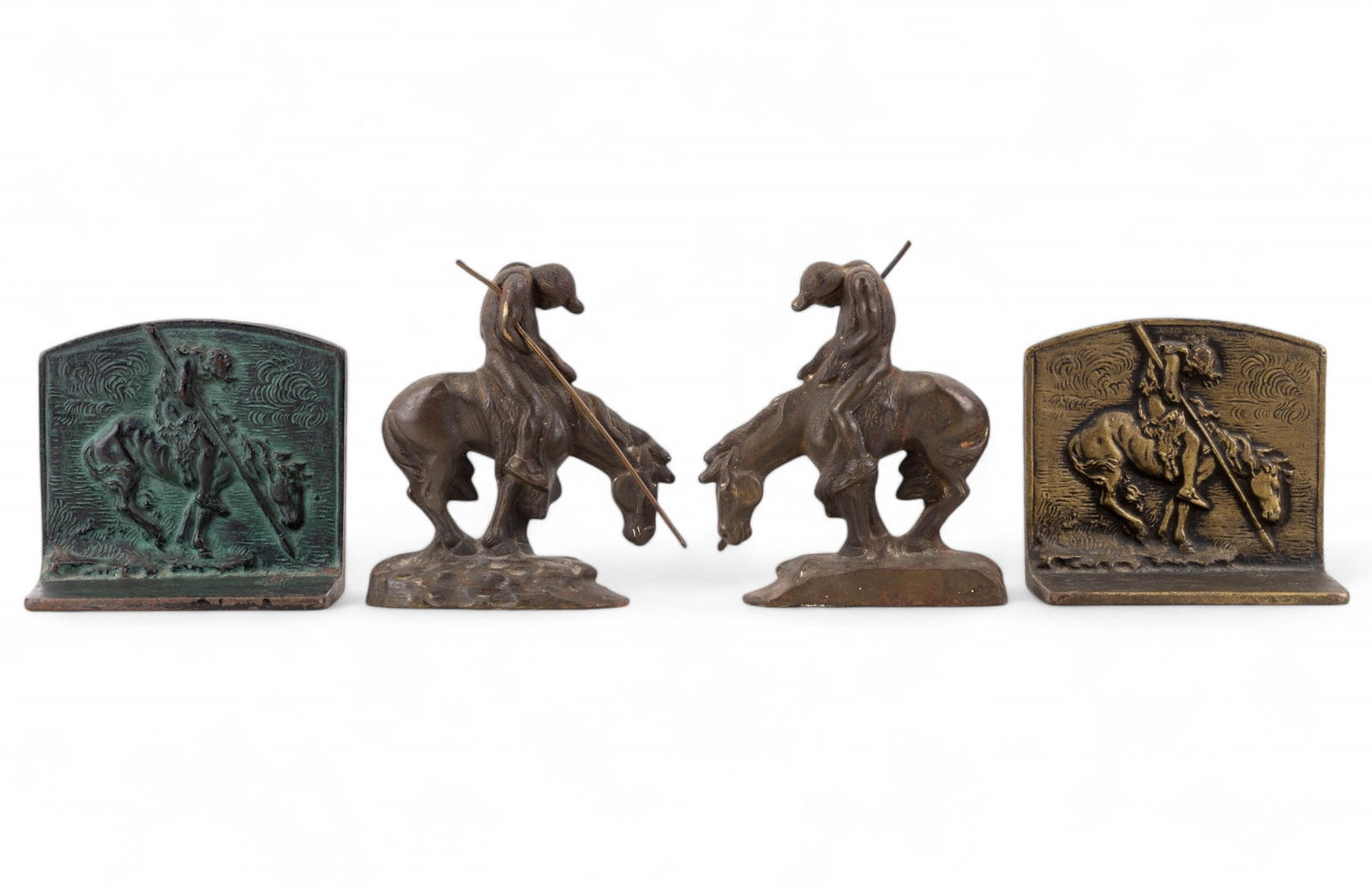 2 Pairs Native American Trail of Tears Bookends (1 of 11)