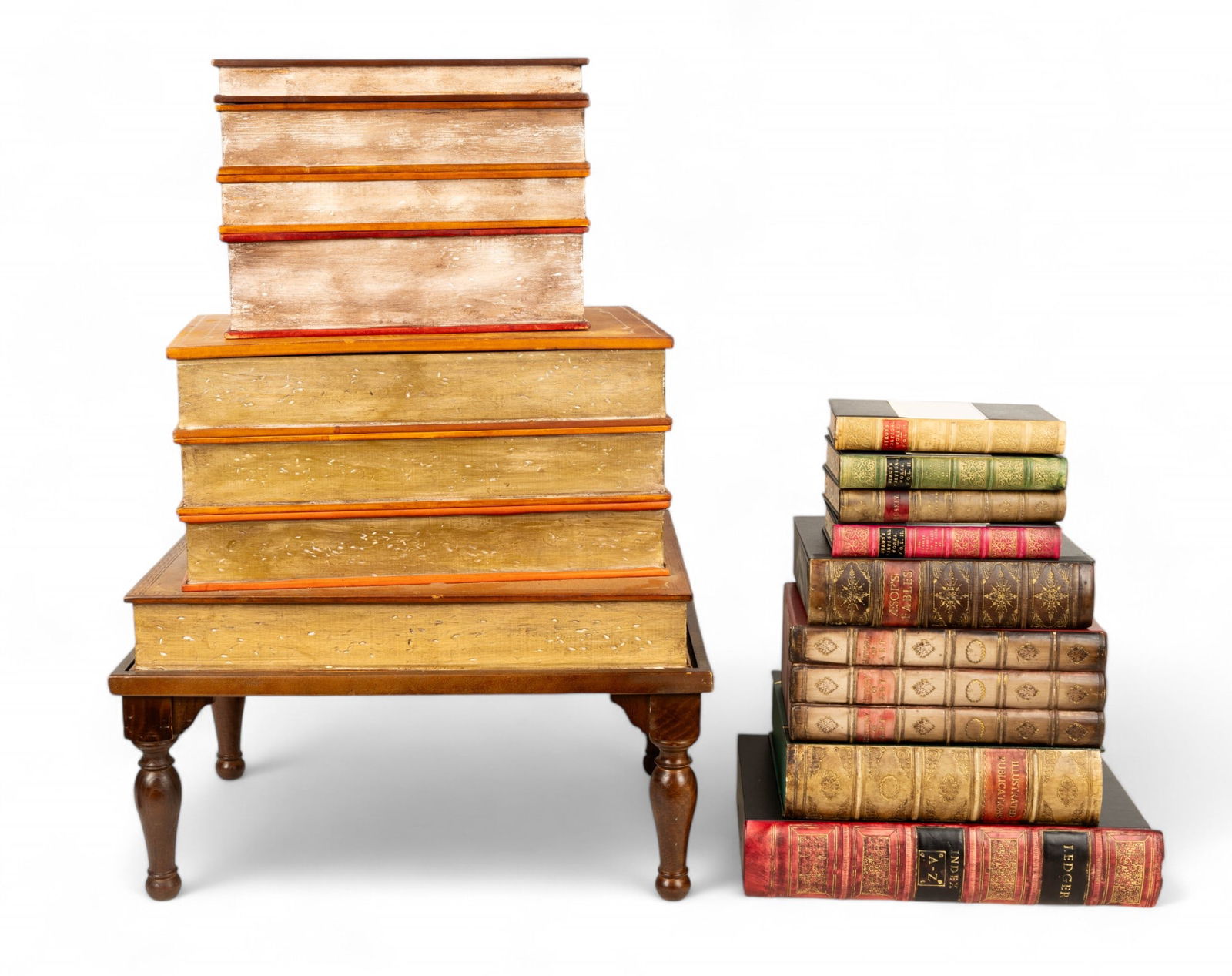 Faux Antique Book Storage Boxes (4) (1 of 14)