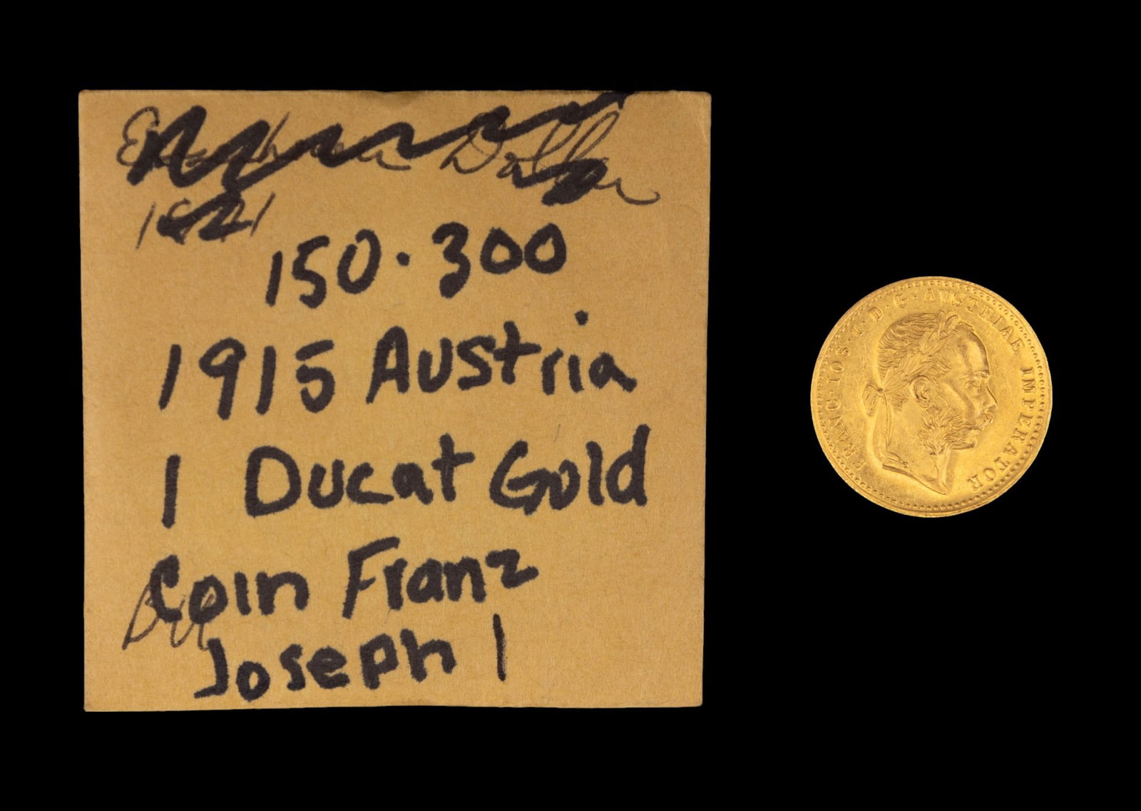 1915 Austrian Ducat Gold Coin (1 of 3)