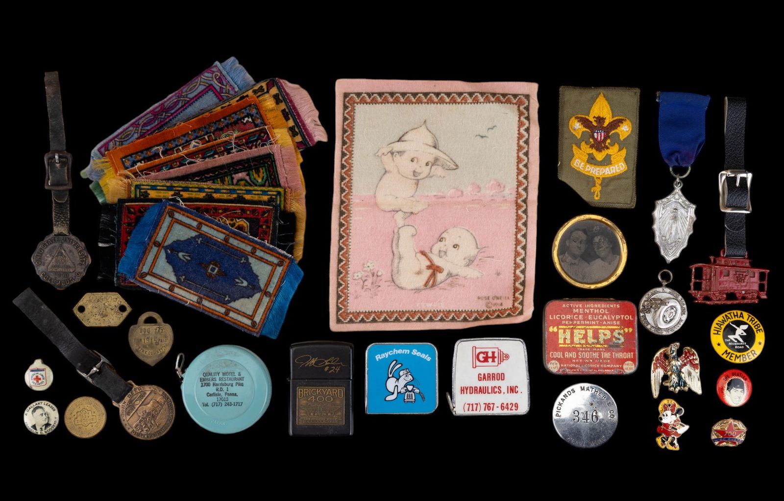 Dollhouse Rugs, Pins, Tape Measures, Fobs, & More (1 of 8)