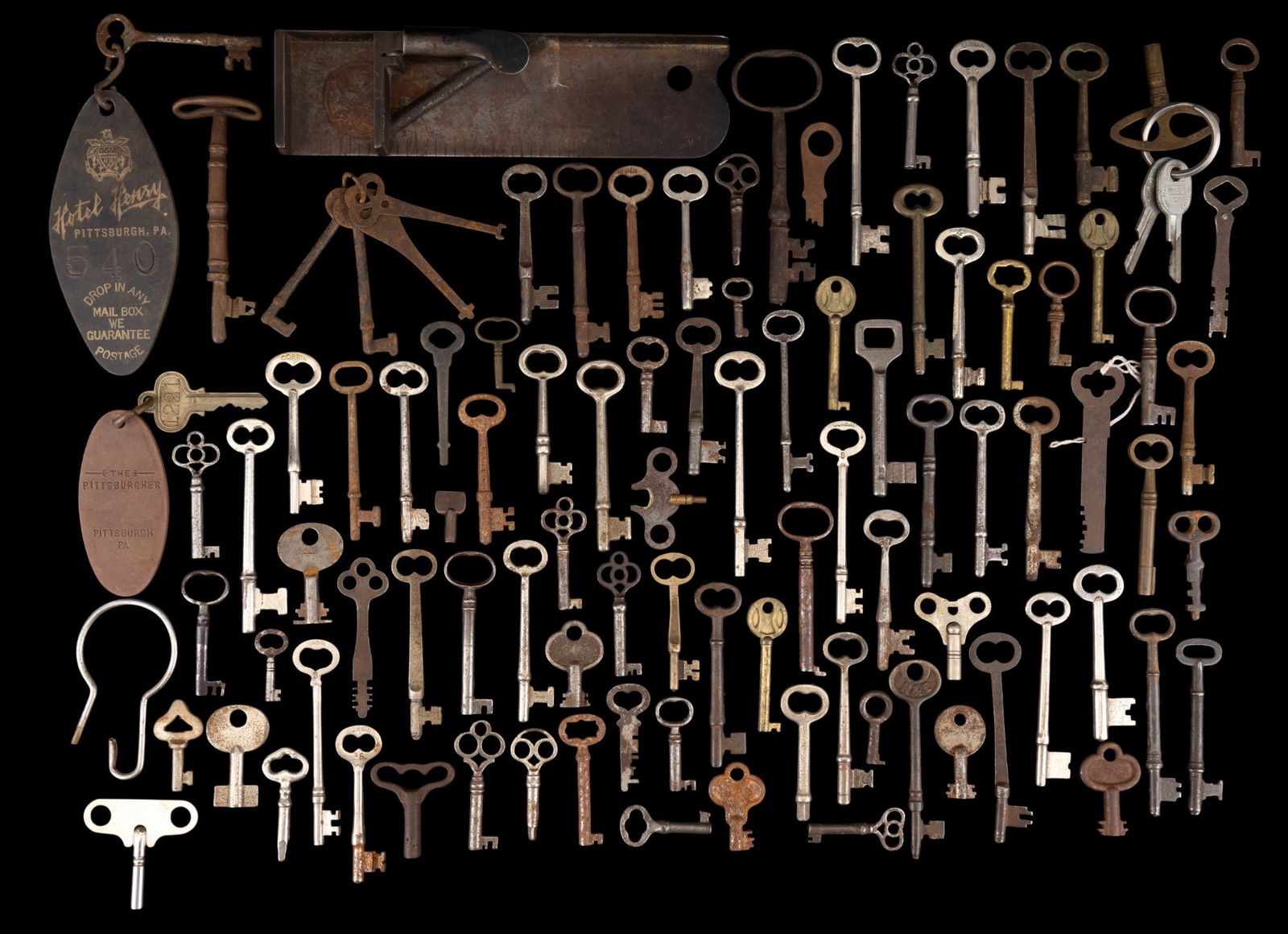 Brass and Other Metal Keys (~90) (1 of 7)