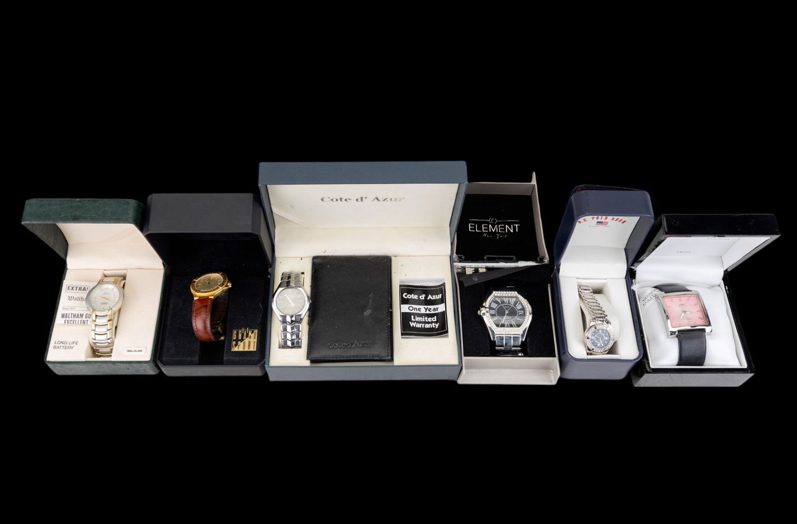 U.S. Polo Assn. & Other Boxed Wrist Watches (6) (1 of 15)