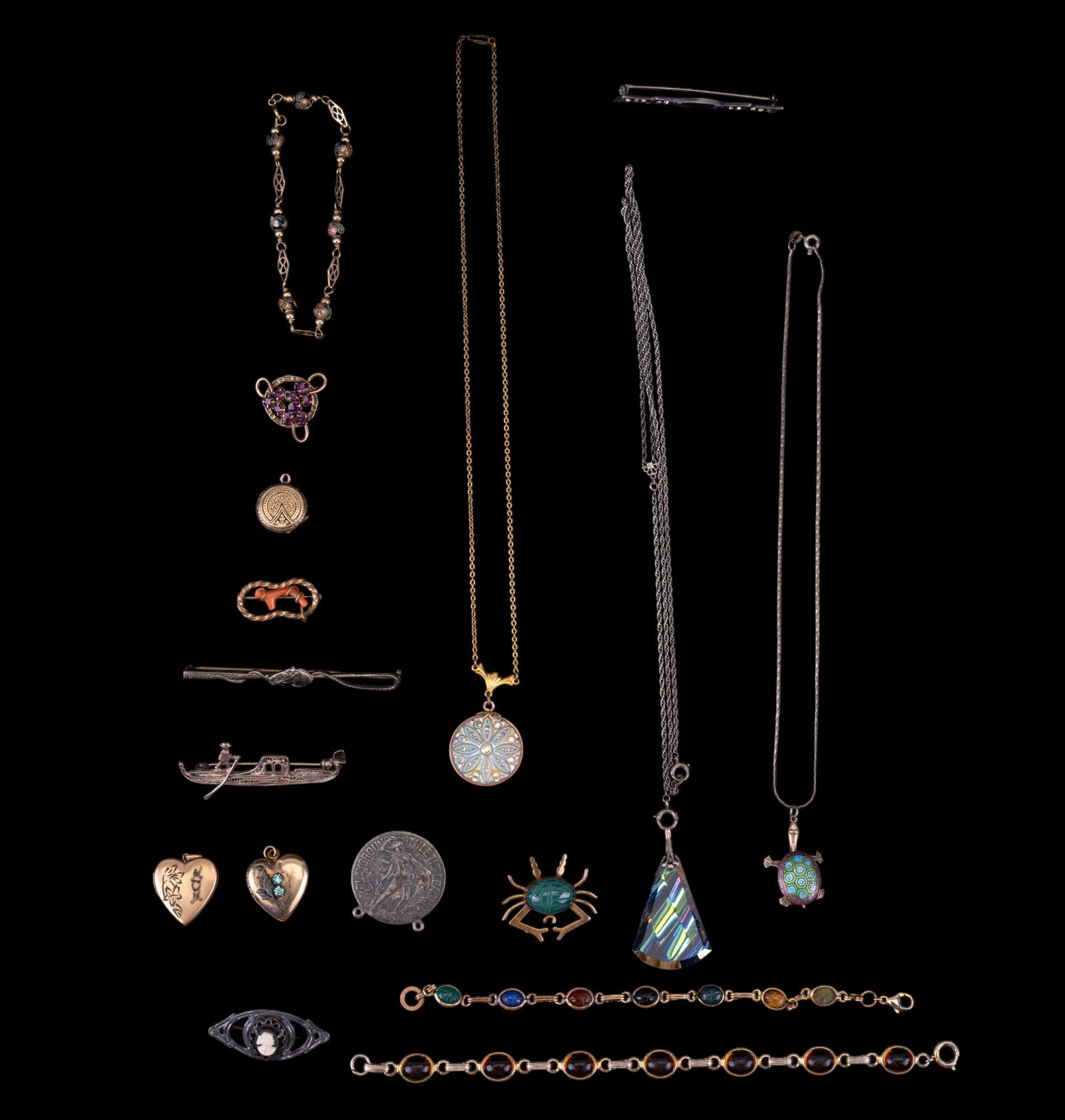 Sterling & Other Necklaces, Bracelets, Pins & More (1 of 20)