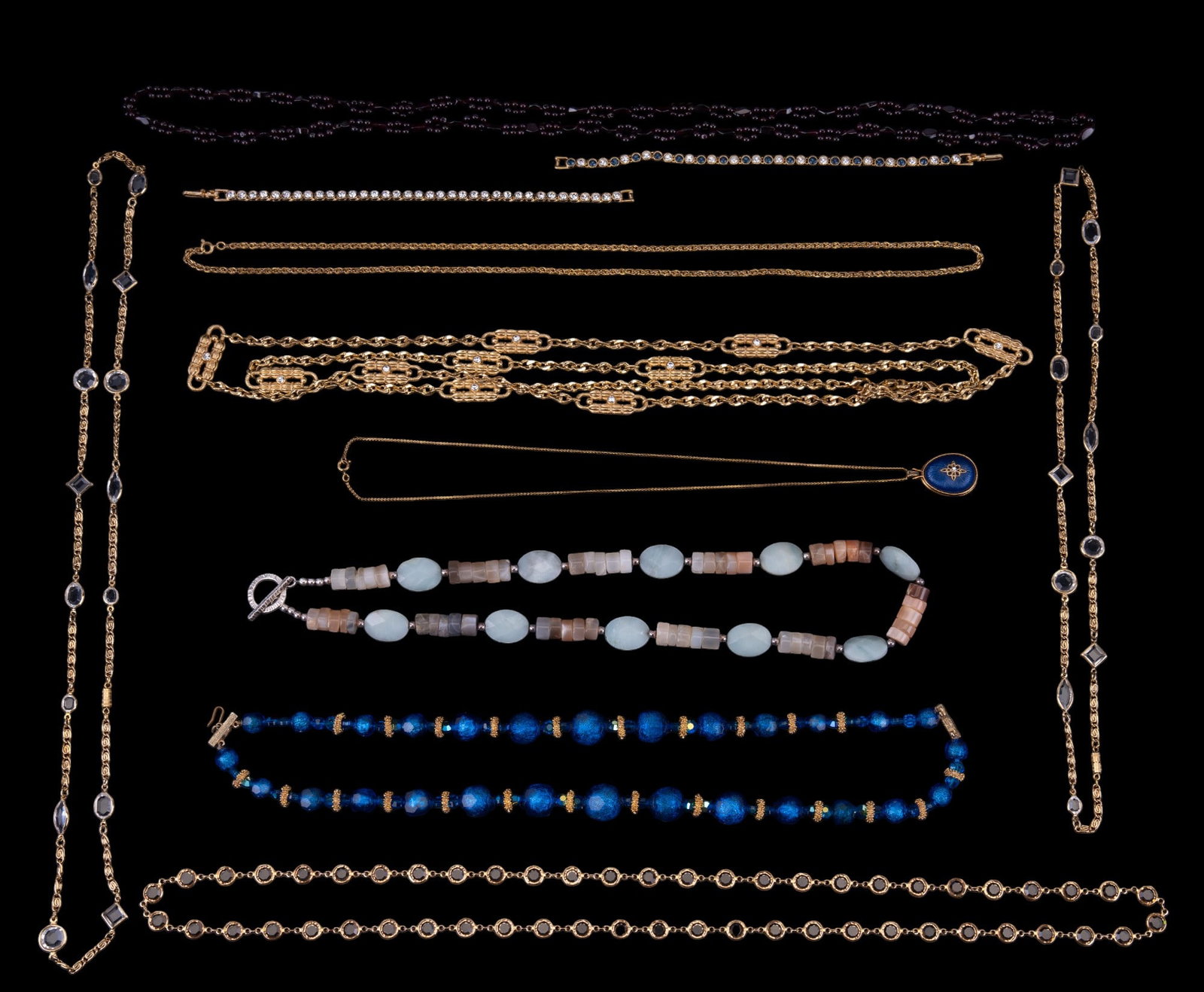 Costume Necklace & Bracelet Assortment (11) (1 of 13)