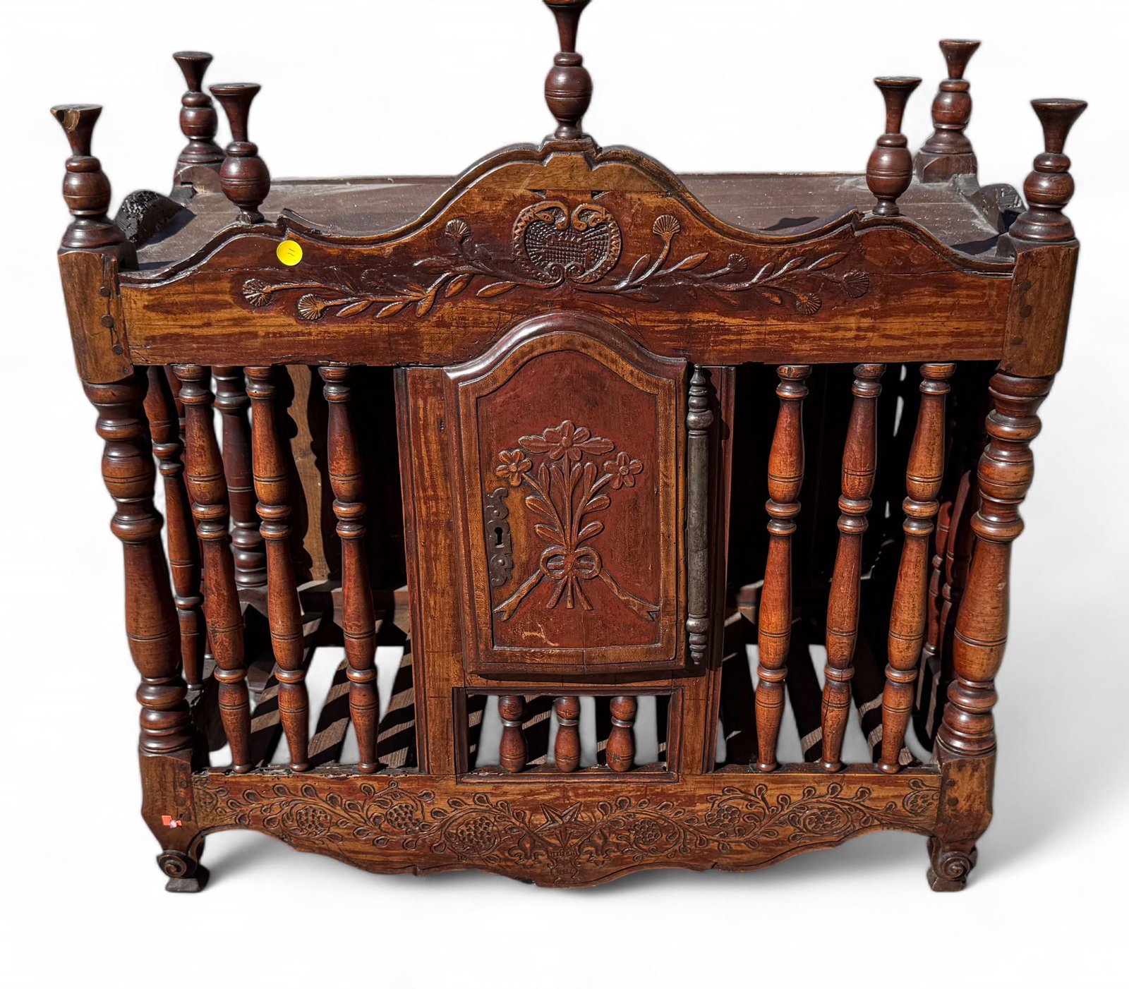 18th C Continental Walnut Panattiere (1 of 8)