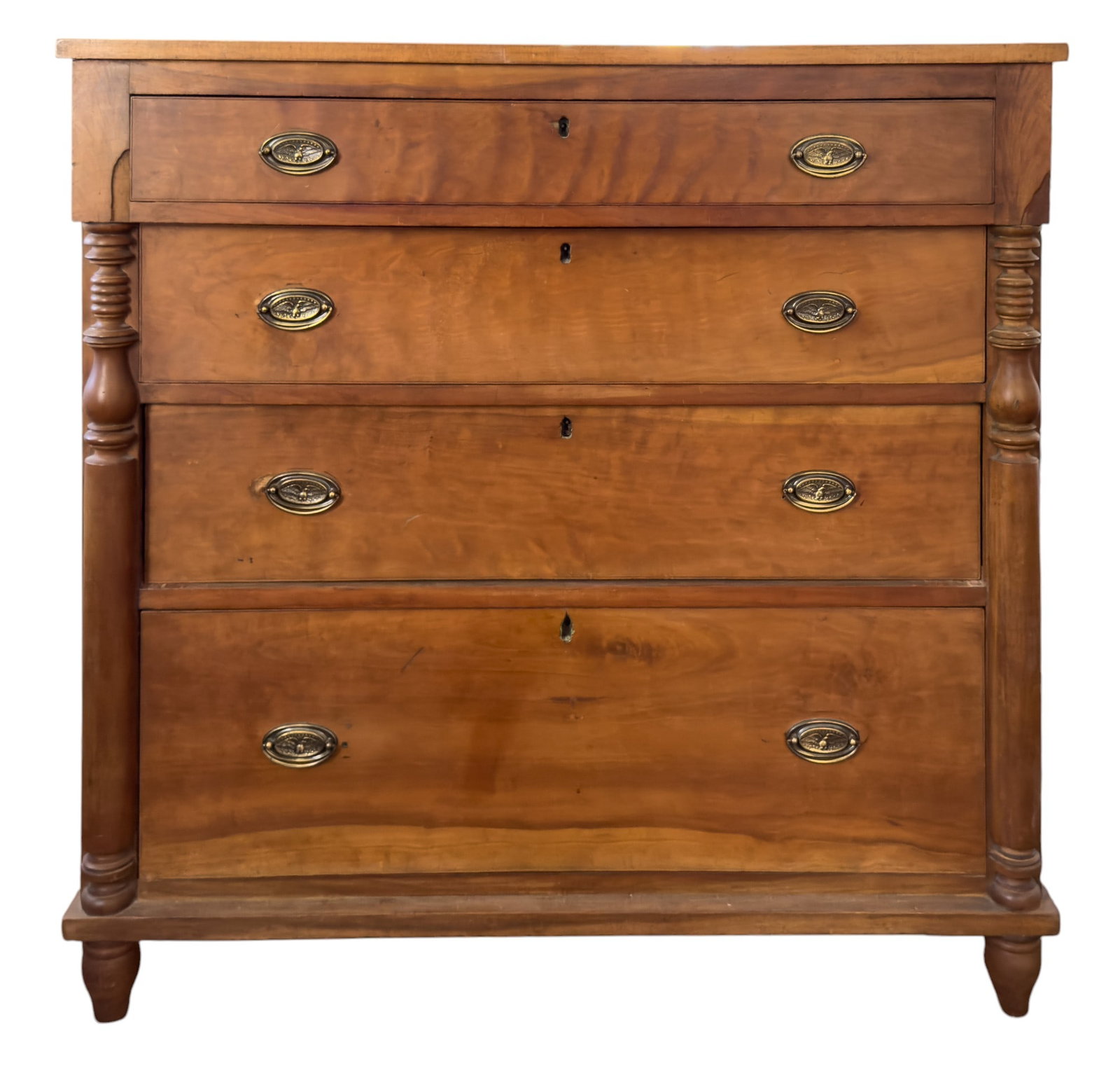 Classical 19th C Chest of Drawers in Maple (1 of 7)