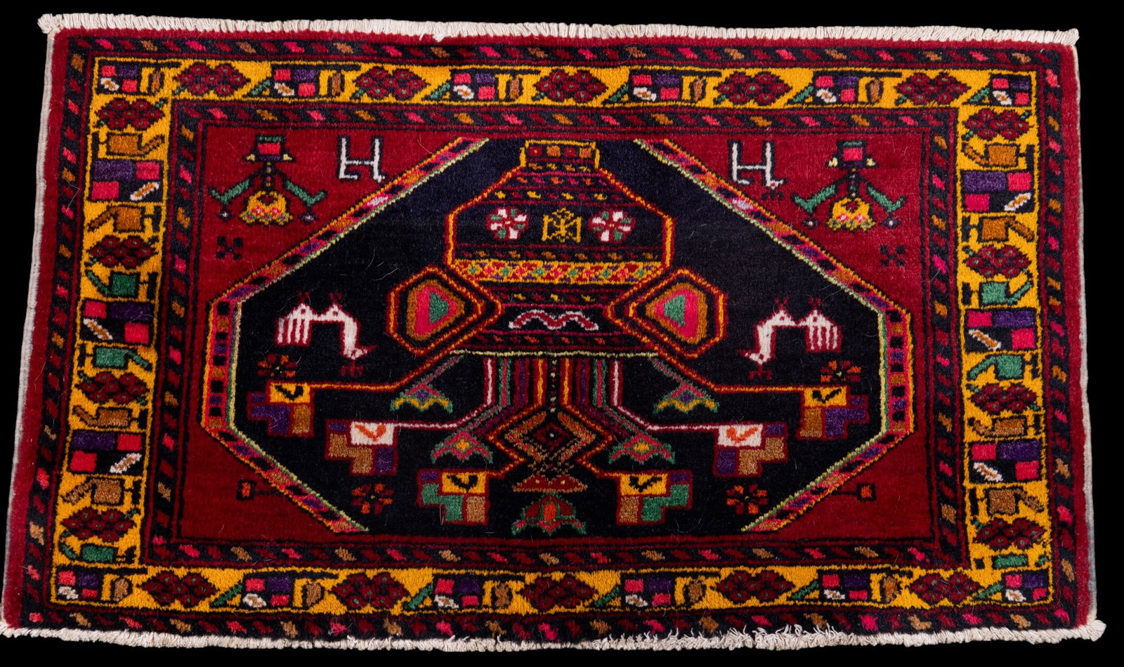 Hand-Knotted Baluchi Tribal Area Rug (1 of 9)