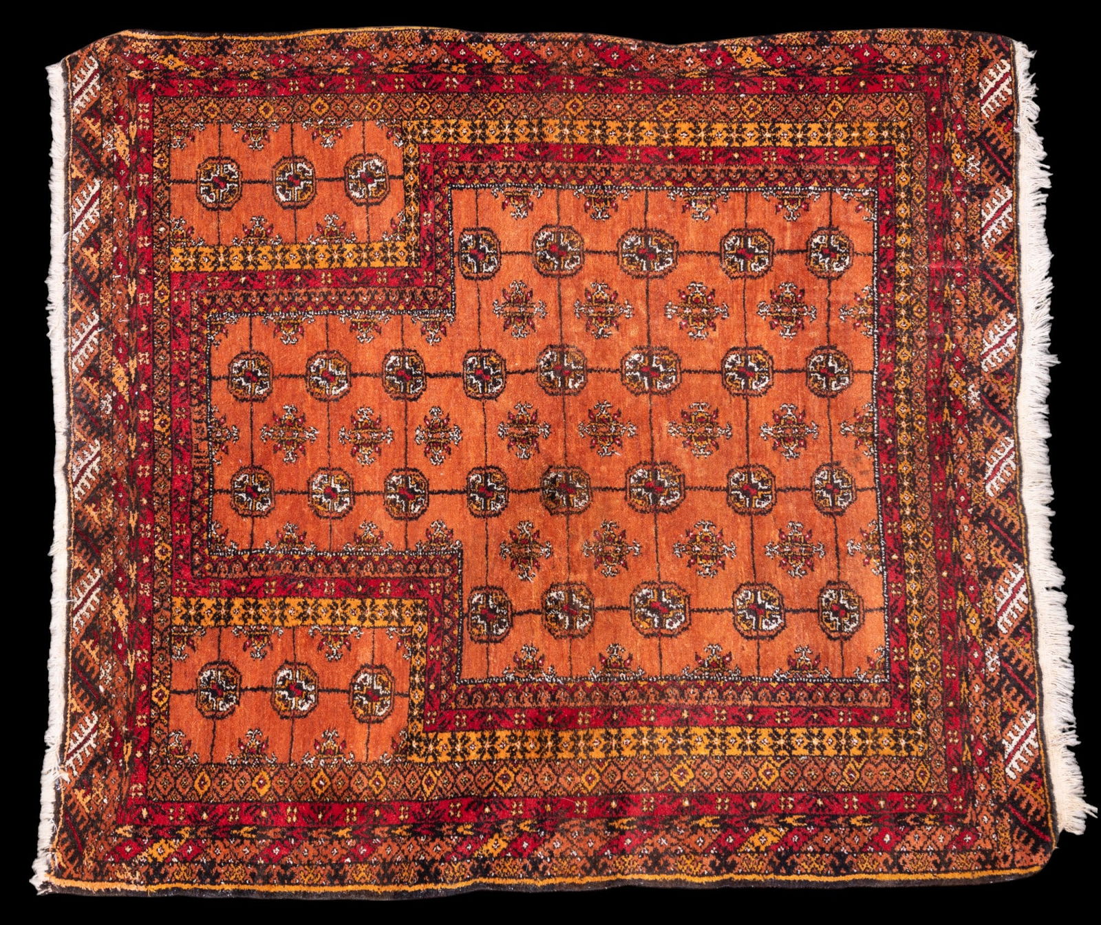 Hand-Knotted Persian Khorasan Square Rug (1 of 10)
