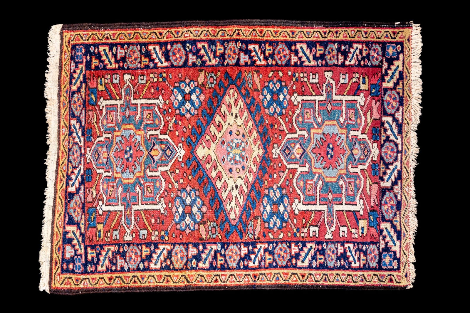 Hand-Knotted Persian Heriz Area Rug (1 of 12)