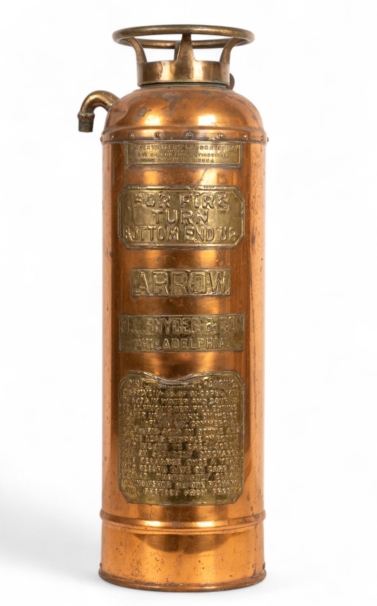 M.L. Snyder & Son Philadelphia Fire Extinguisher (1 of 13)