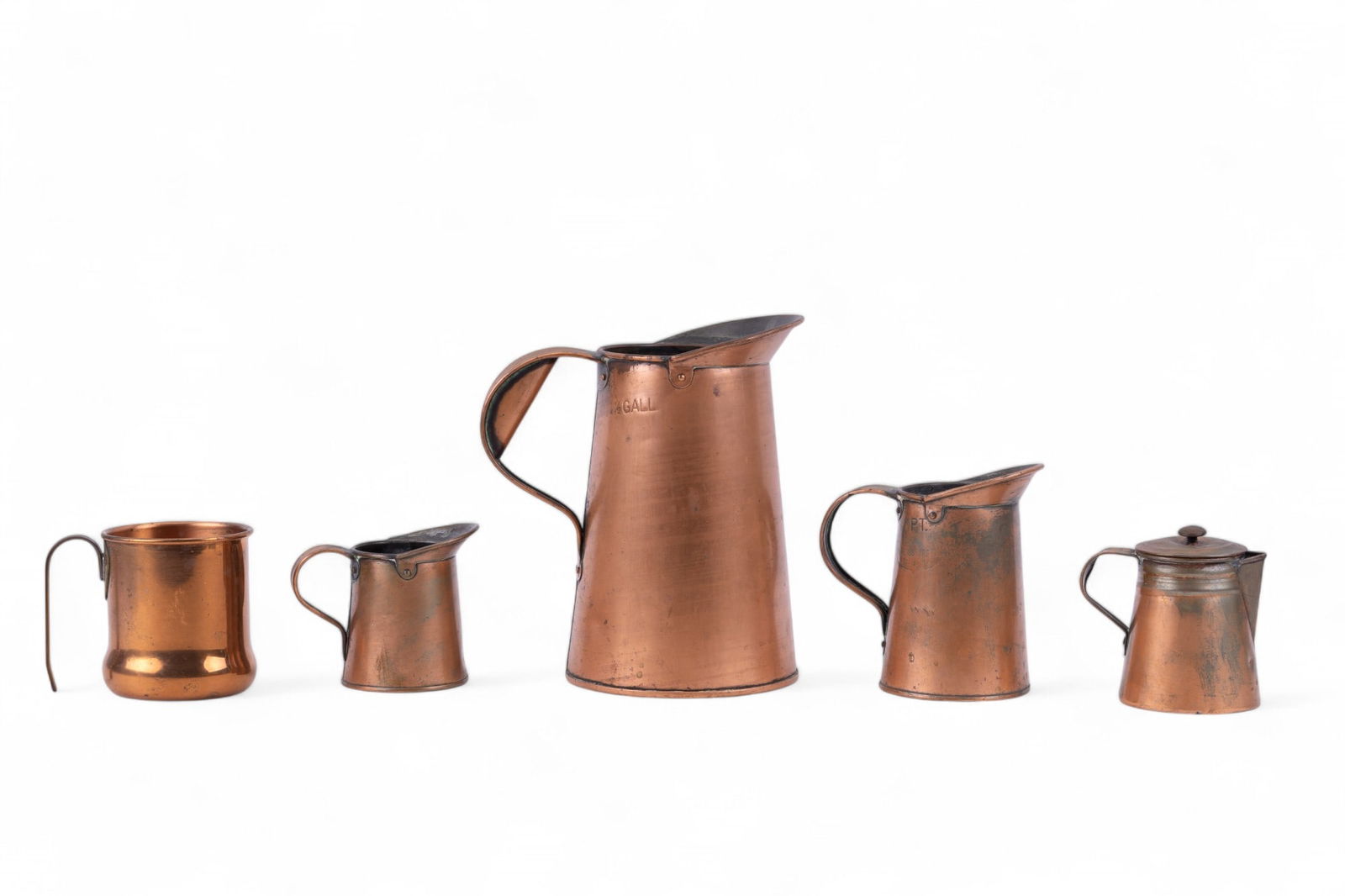 Copper Pitchers and Cup (5) (1 of 9)