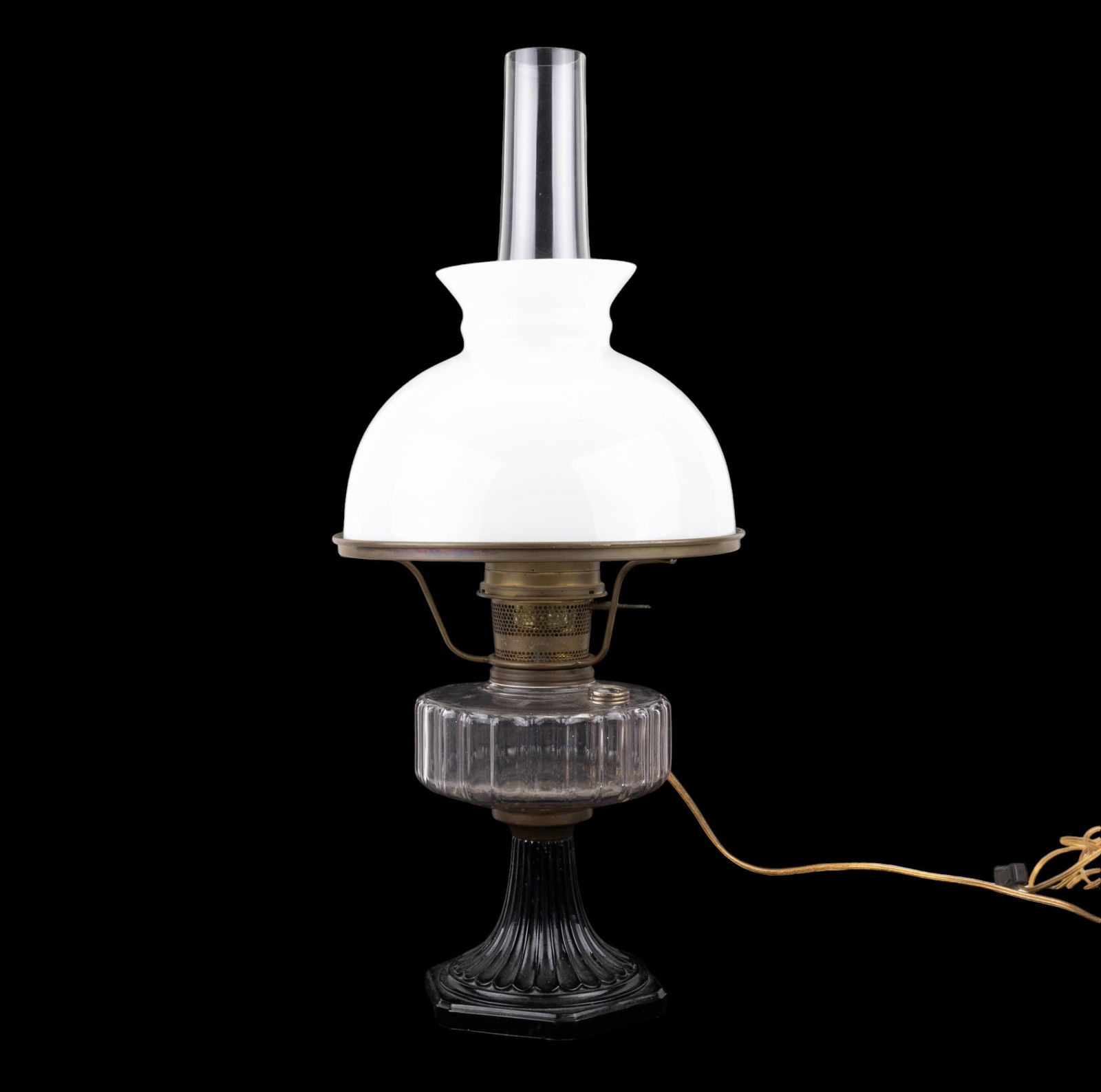 Early Vintage Converted Aladdin Oil Lamp (1 of 9)