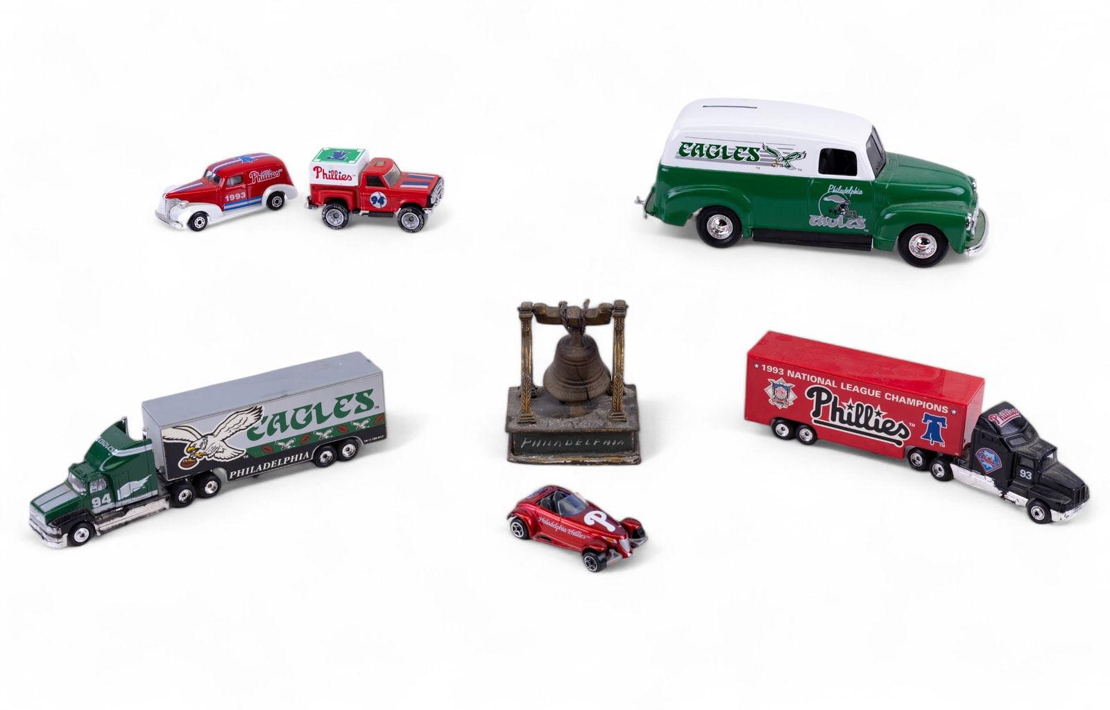 Philadelphia Eagles & Phillies Trucks & Cars (1 of 7)