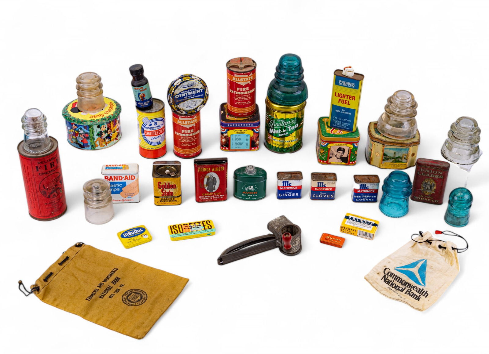 Vintage Tins and Insulators (1 of 17)