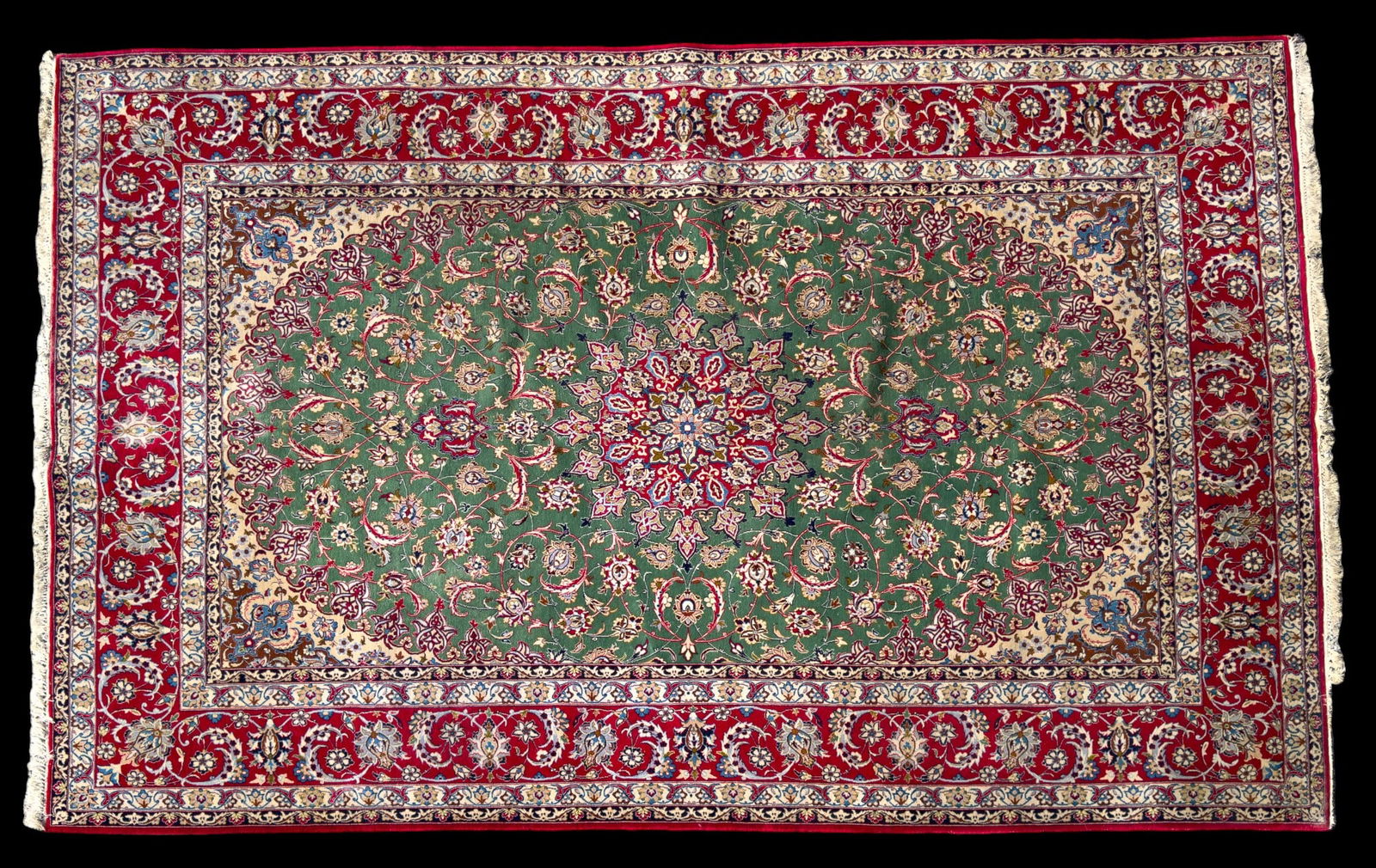 Finely-Knotted Persian Rug (1 of 6)
