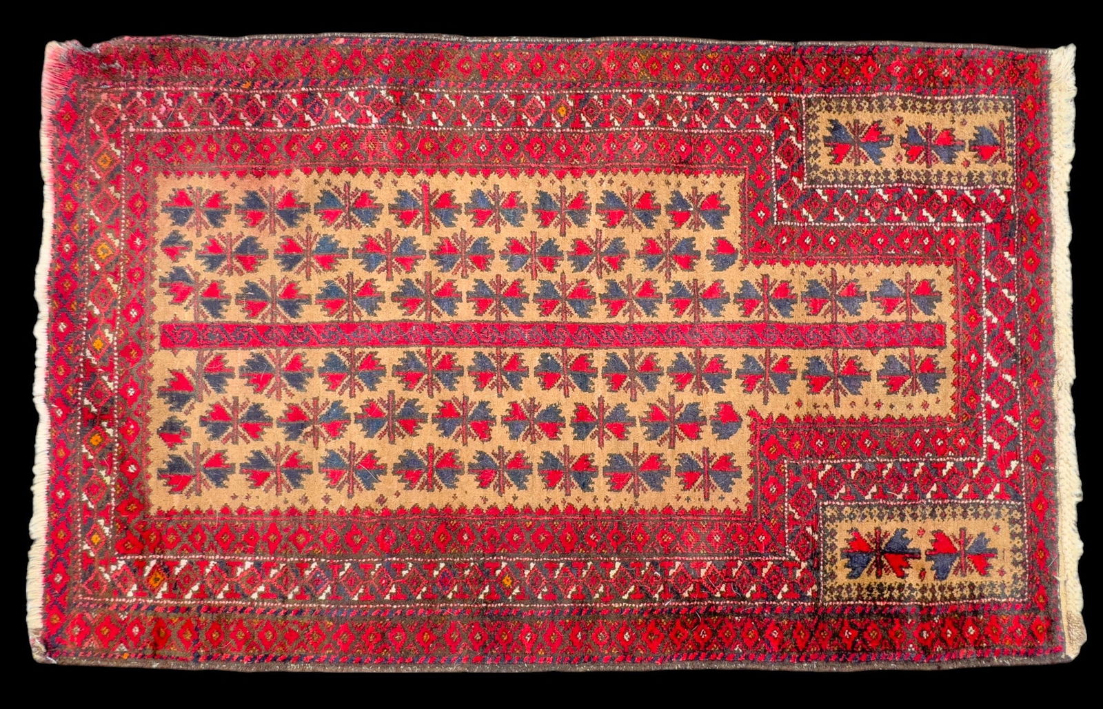 Afghan Baluch Prayer Rug (1 of 4)