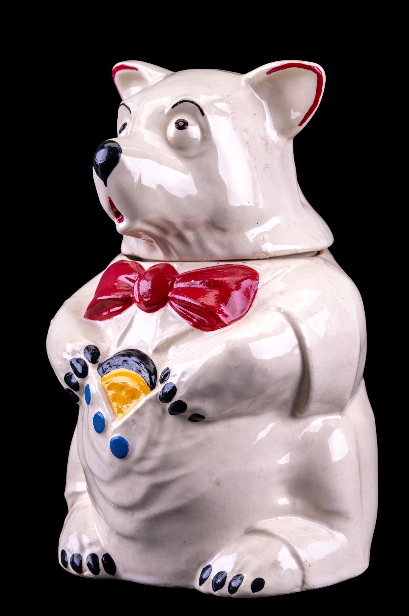 1940s McCoy Polar Bear Cookie Jar (1 of 8)