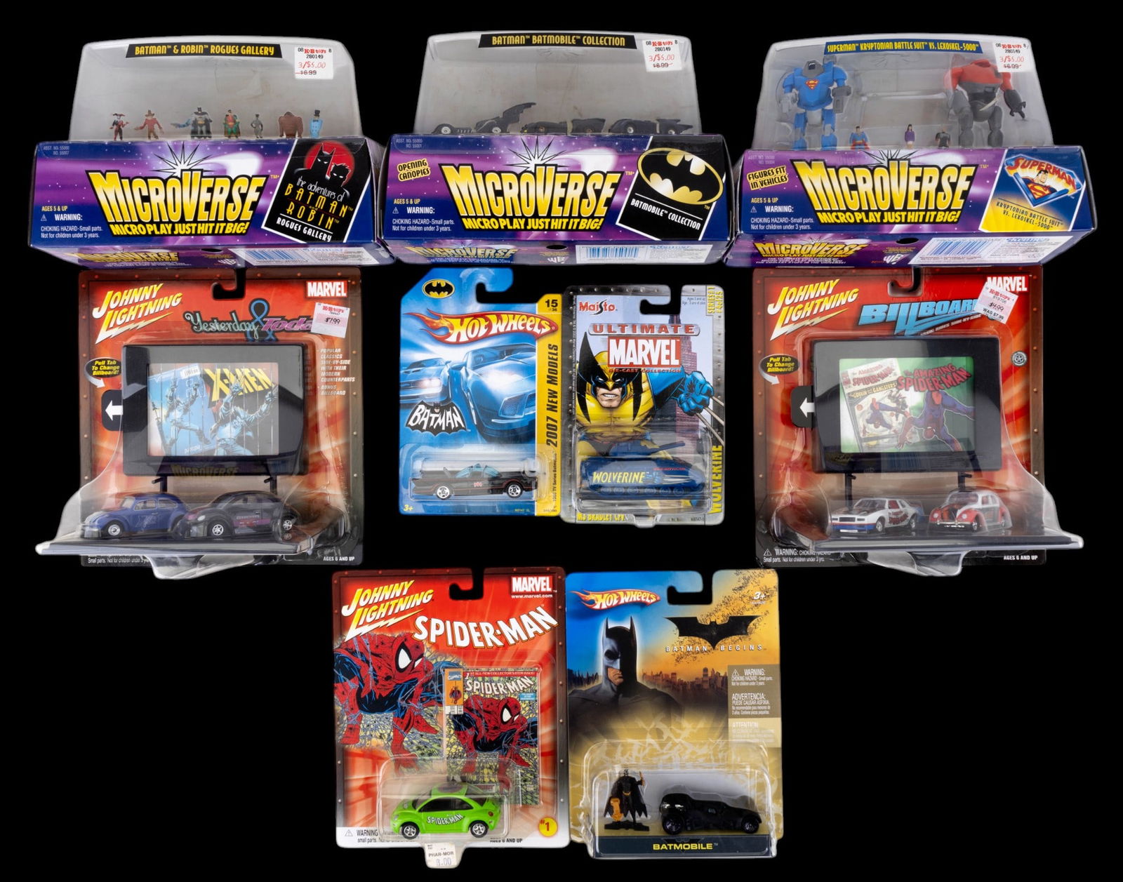 MicroVerse, Hot Wheels, & Other Superhero Toy Cars (1 of 9)