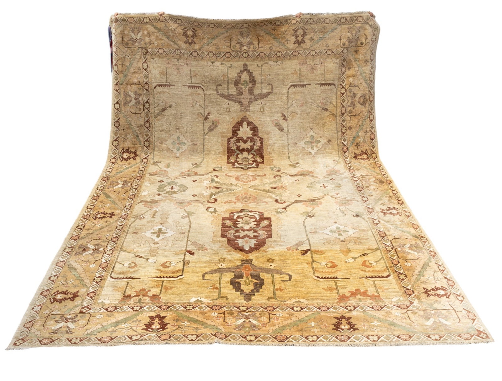 Room Size Hand Knotted Veg. Dye Rug (1 of 17)