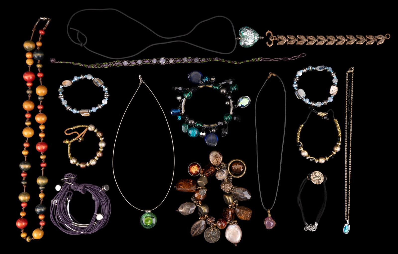 Rhinestone & Bead Necklaces & Bracelets (15) (1 of 8)