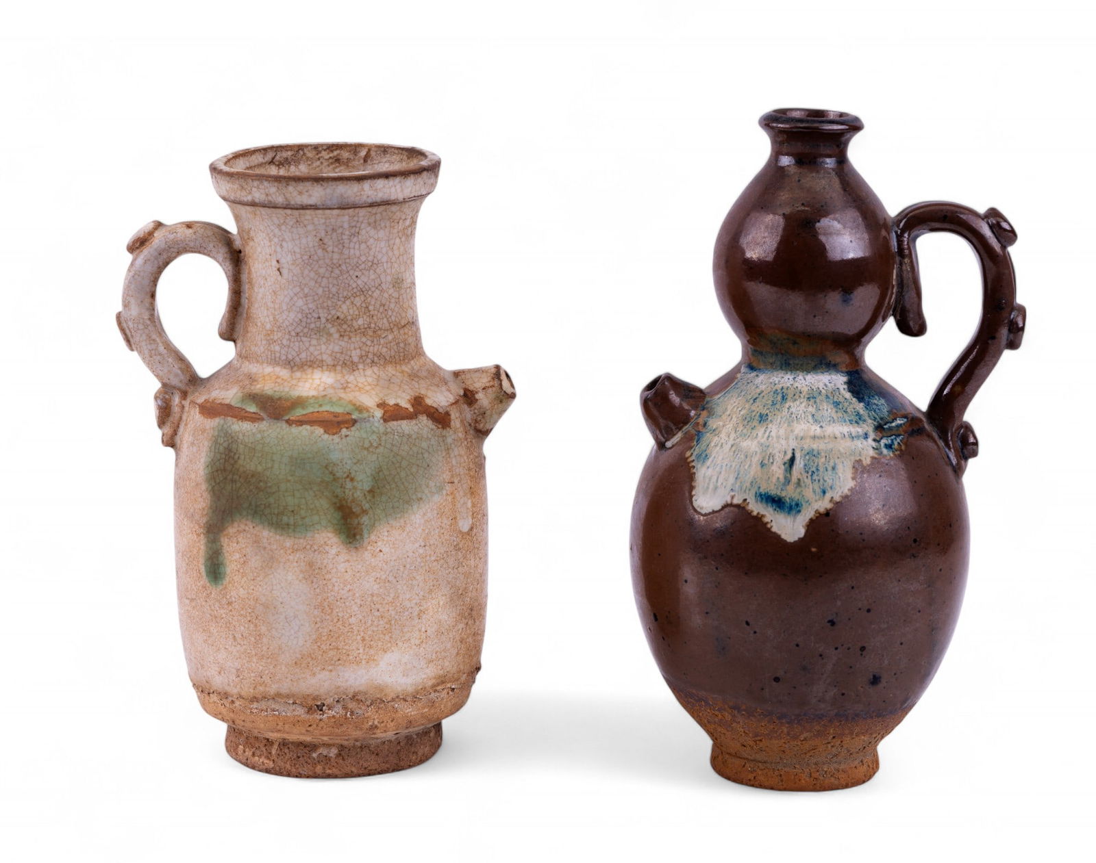 Early Chinese Ceramic Glazed Jugs (2) (1 of 7)